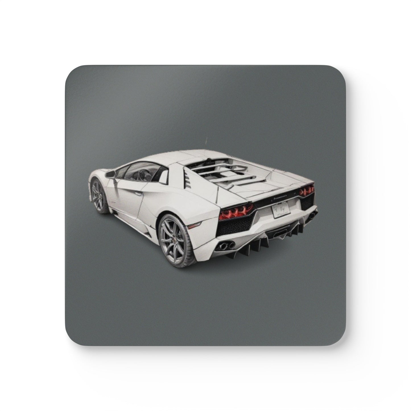 Lamborghini Corkwood Coaster Set