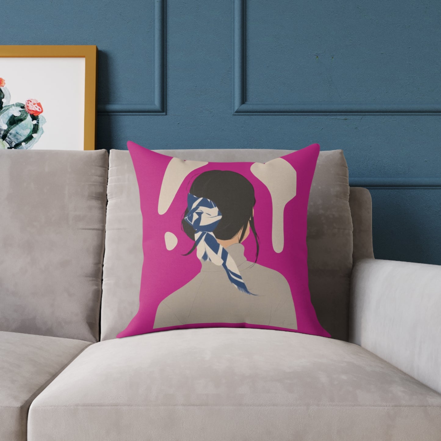 Angeline Poly Canvas Pillow
