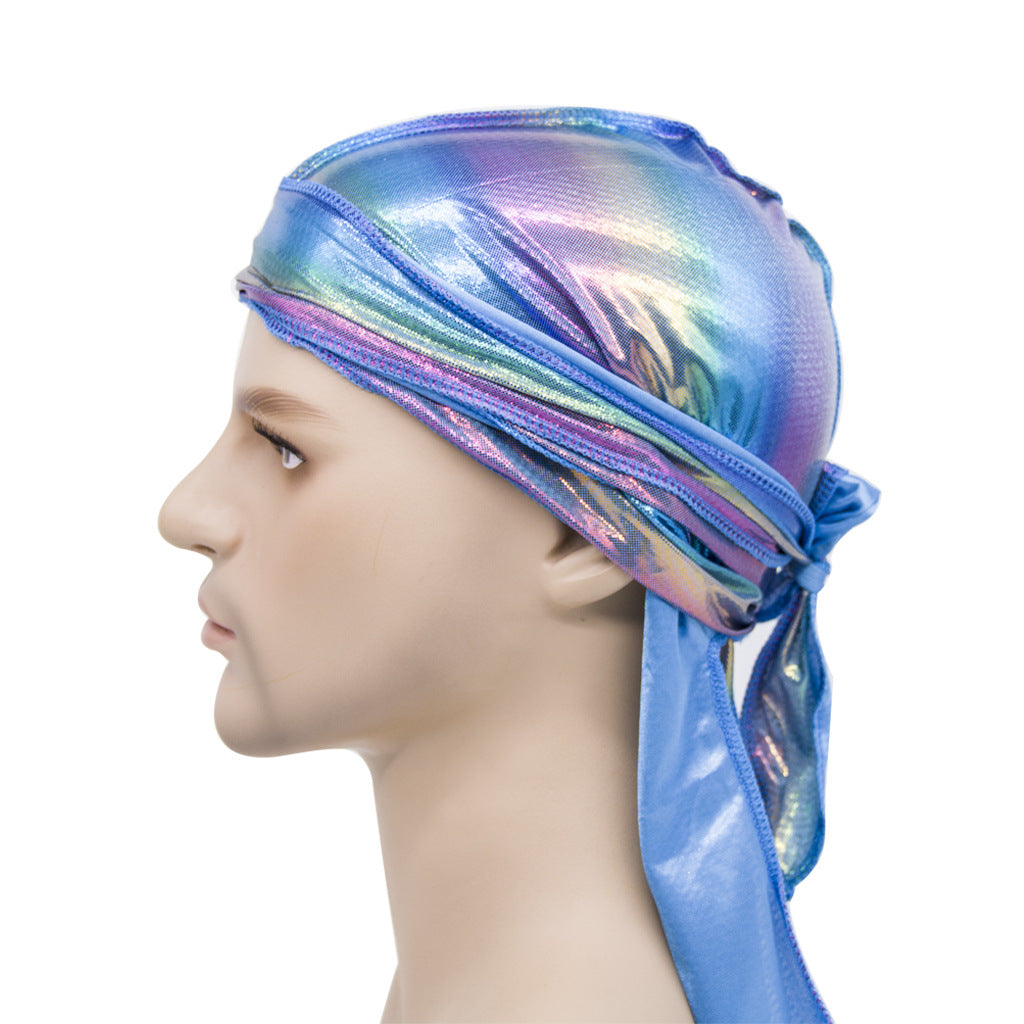 Printed long tail cap