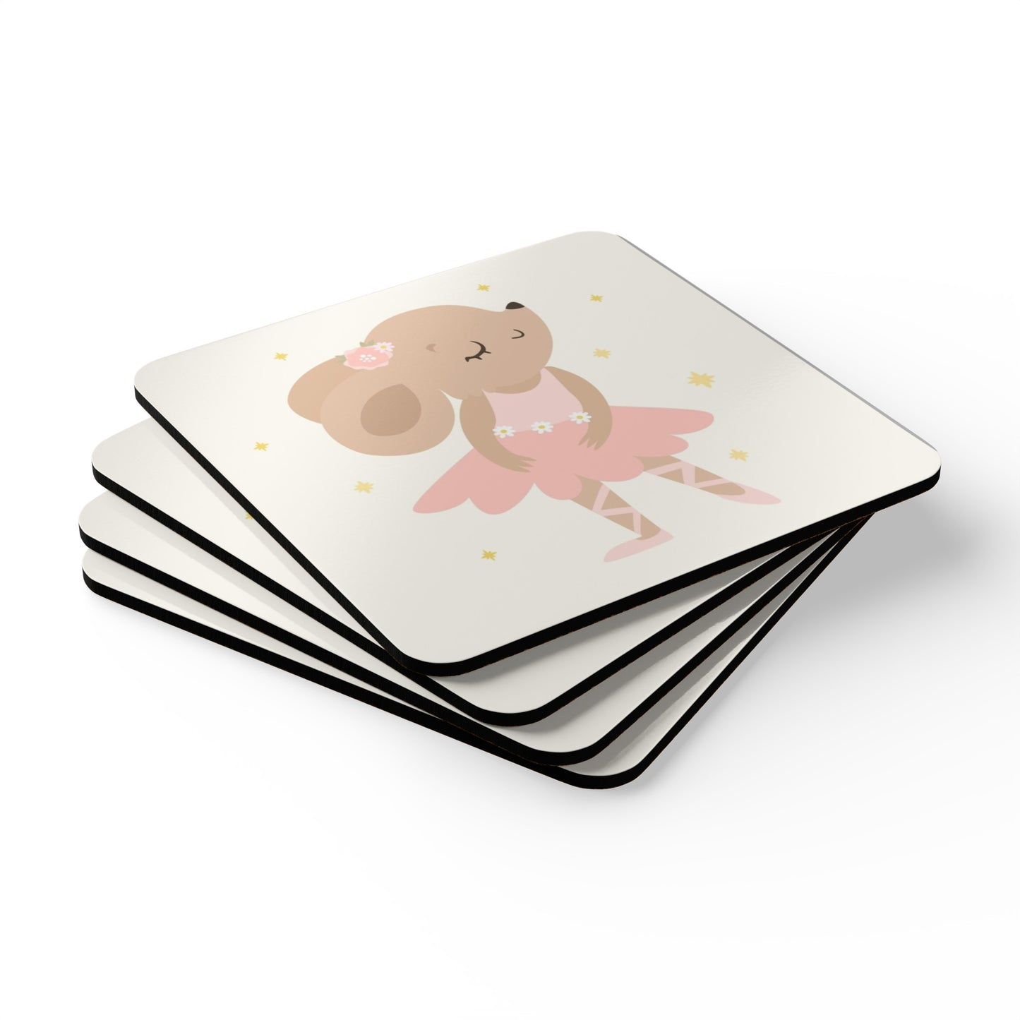 Ballet Corkwood Coaster Set