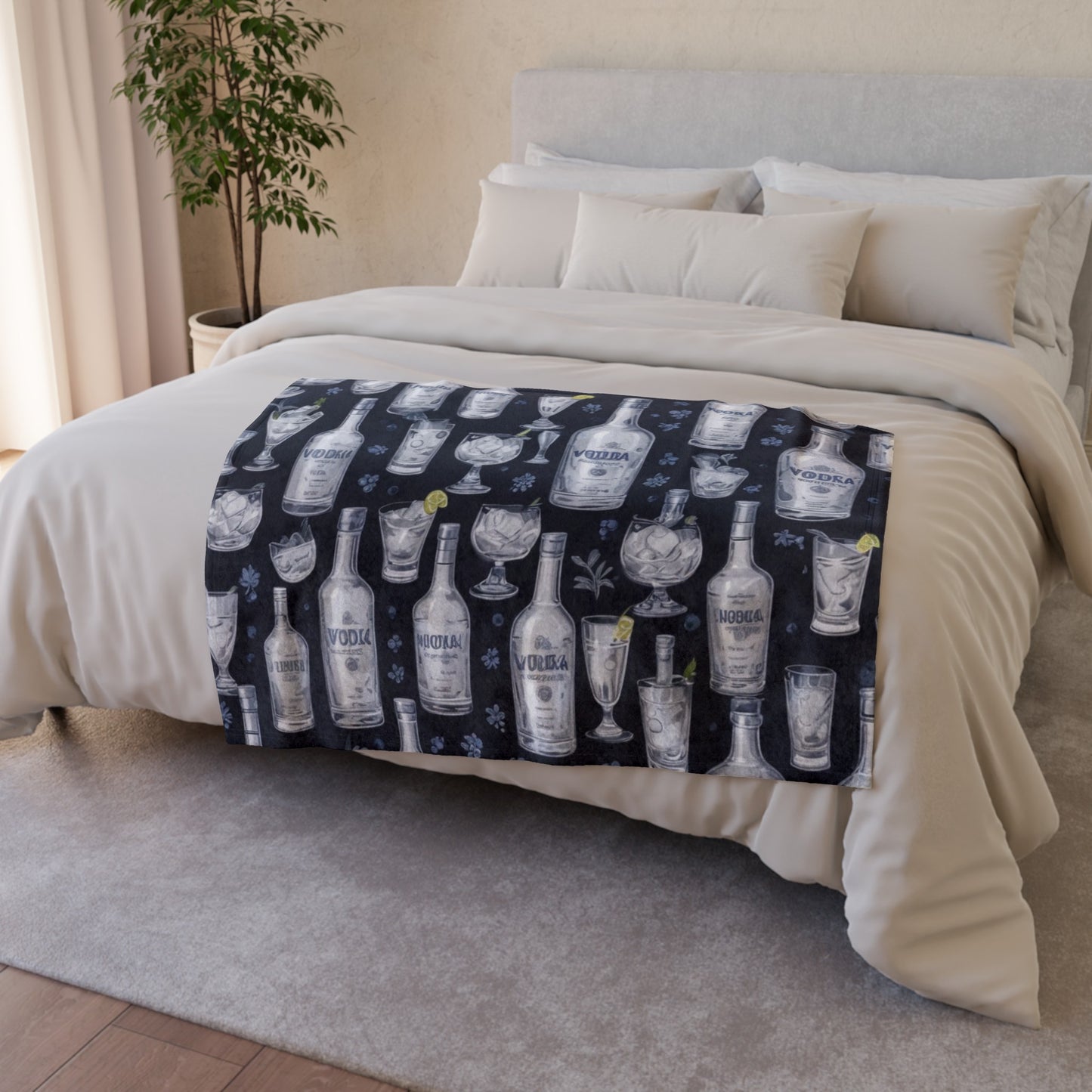 Vodka Soft Polyester Blanket