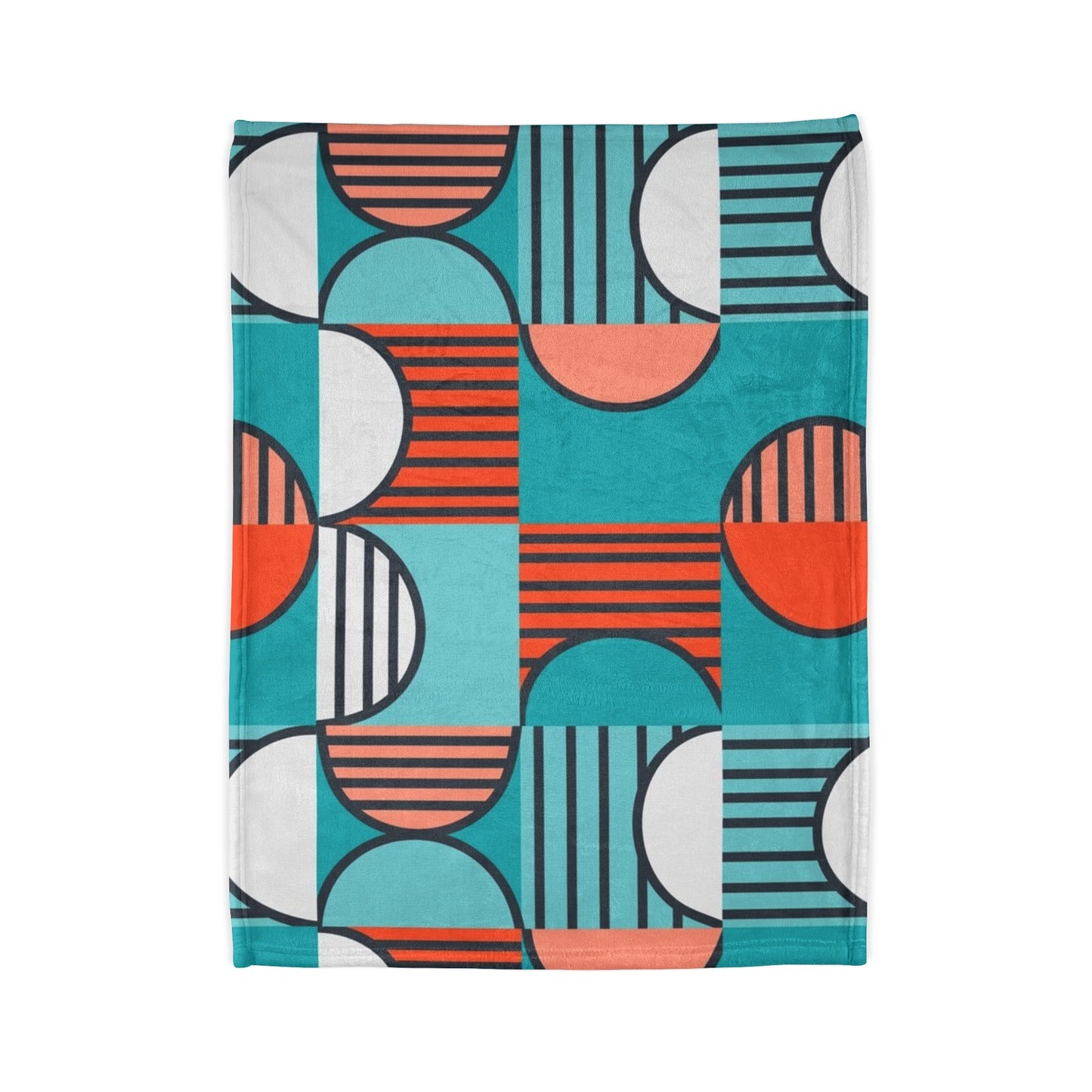 60s patterns Soft Polyester Blanket