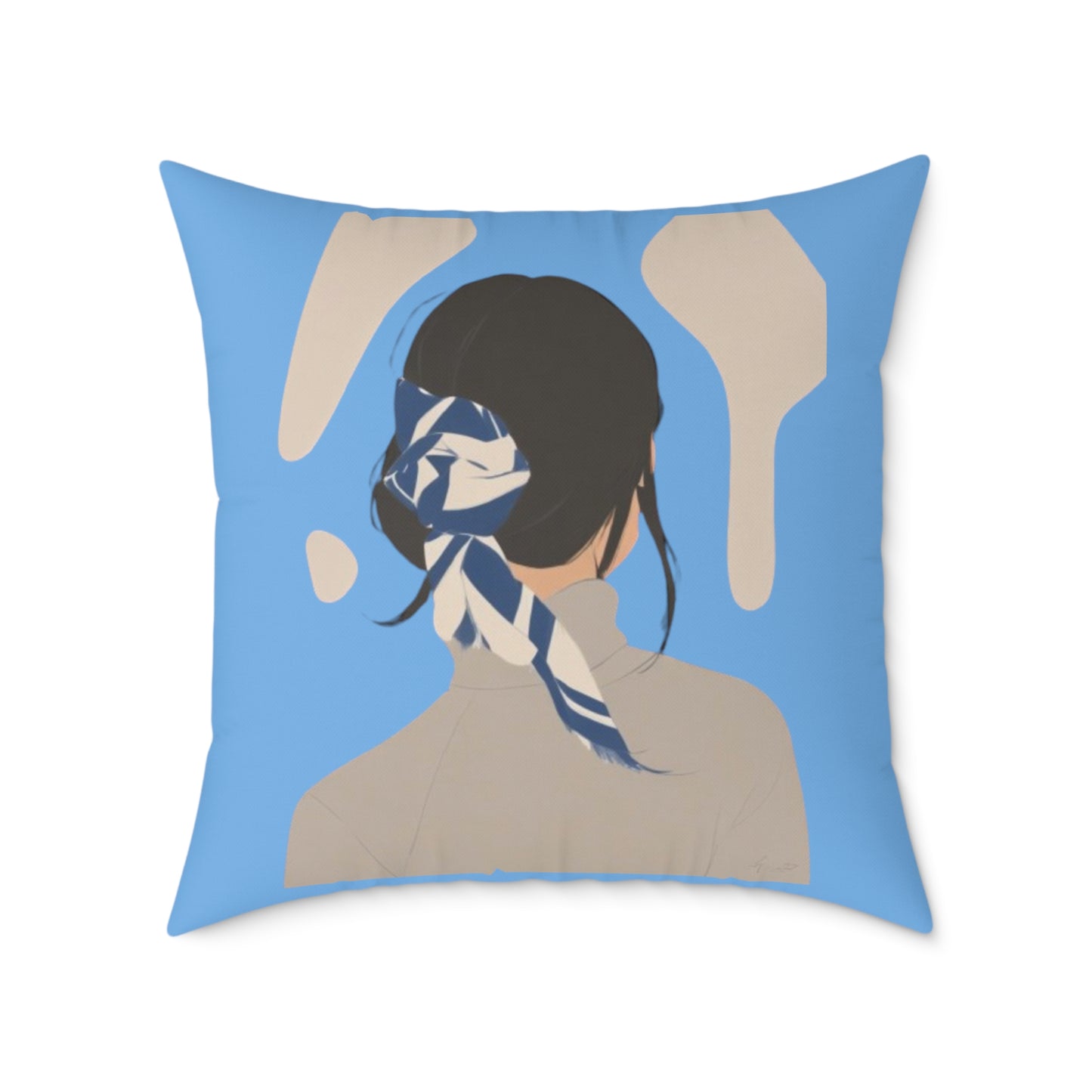 Angeline Poly Canvas Pillow