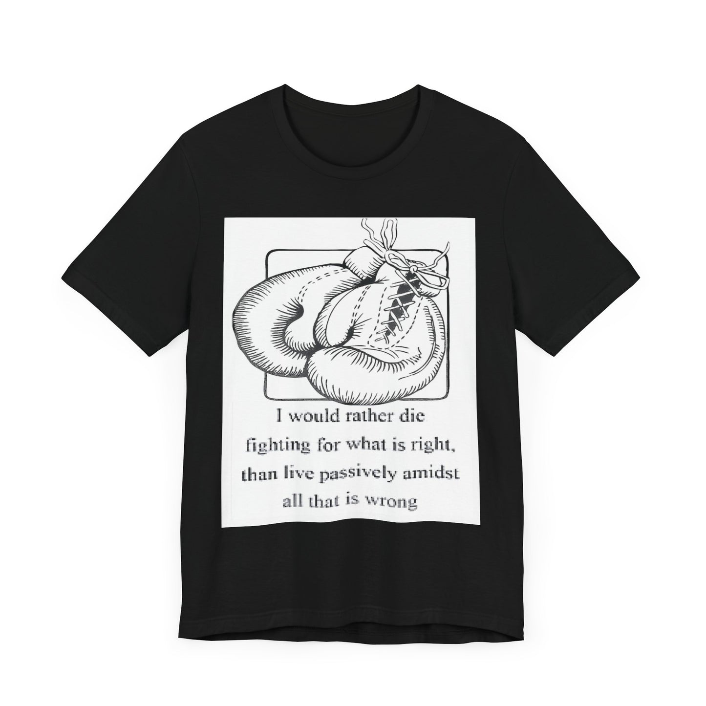 Boxing Quote Jersey Short Sleeve Tshirt