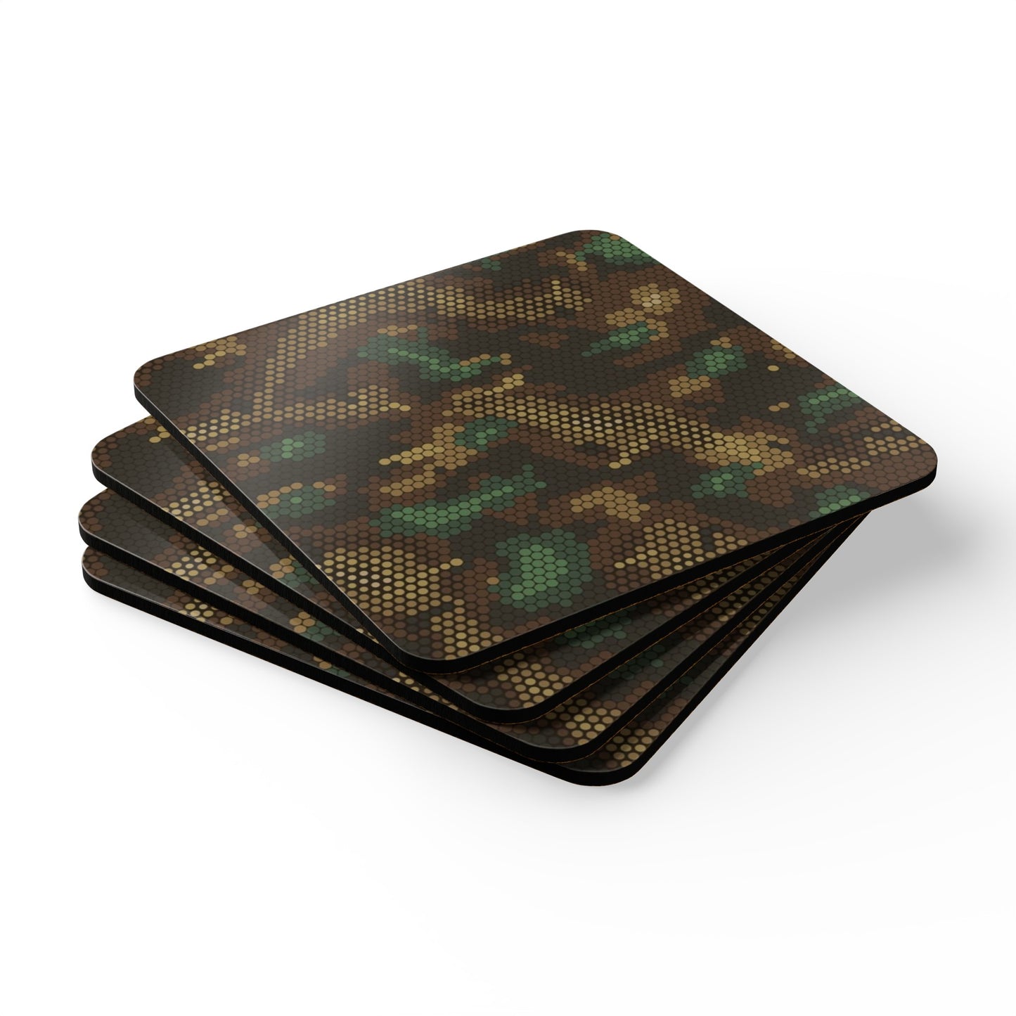 Army Corkwood Coaster Set