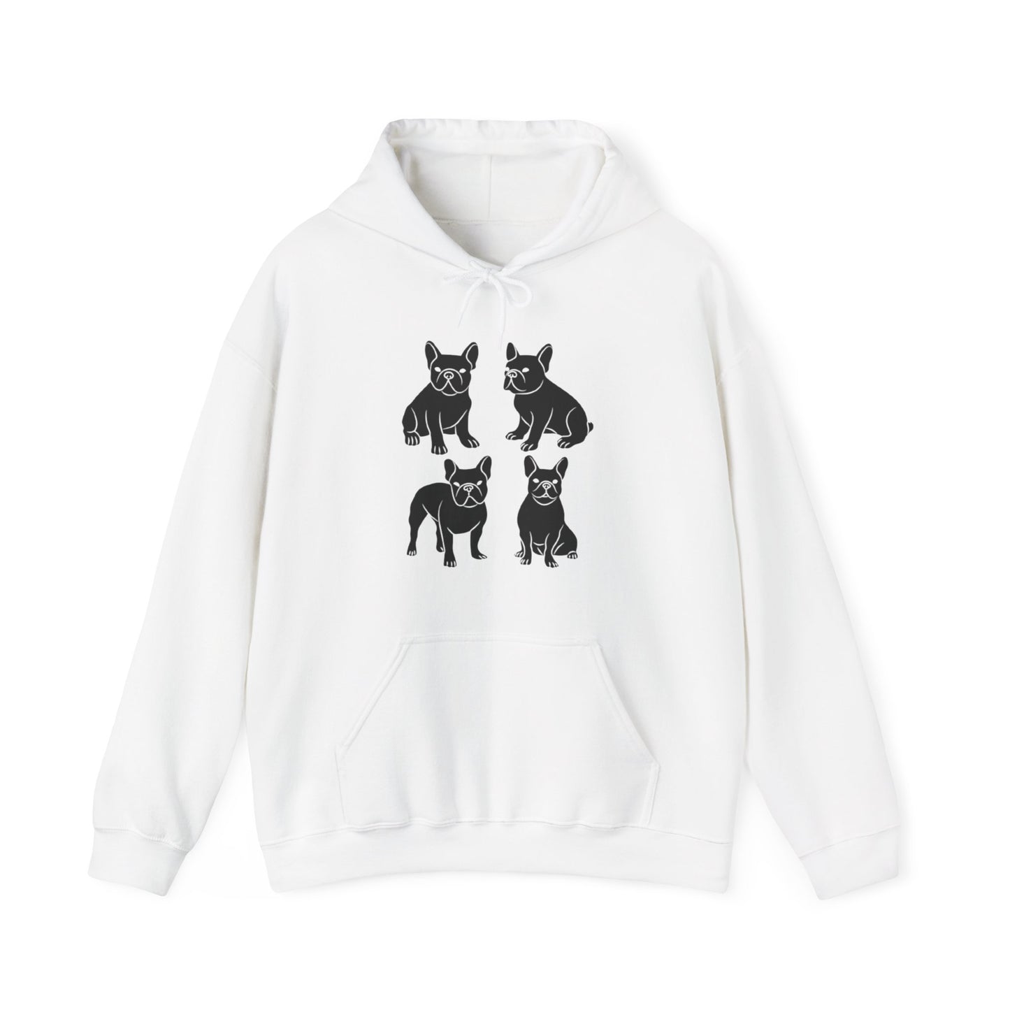 French Bulldog ,Pet Lover Prin T Unisex Heavy Blend™ Hooded Sweatshirt Dog Lover, bulldog G ift, Prin T Hoodie, Animal Lover, Frenchie Hoodie.