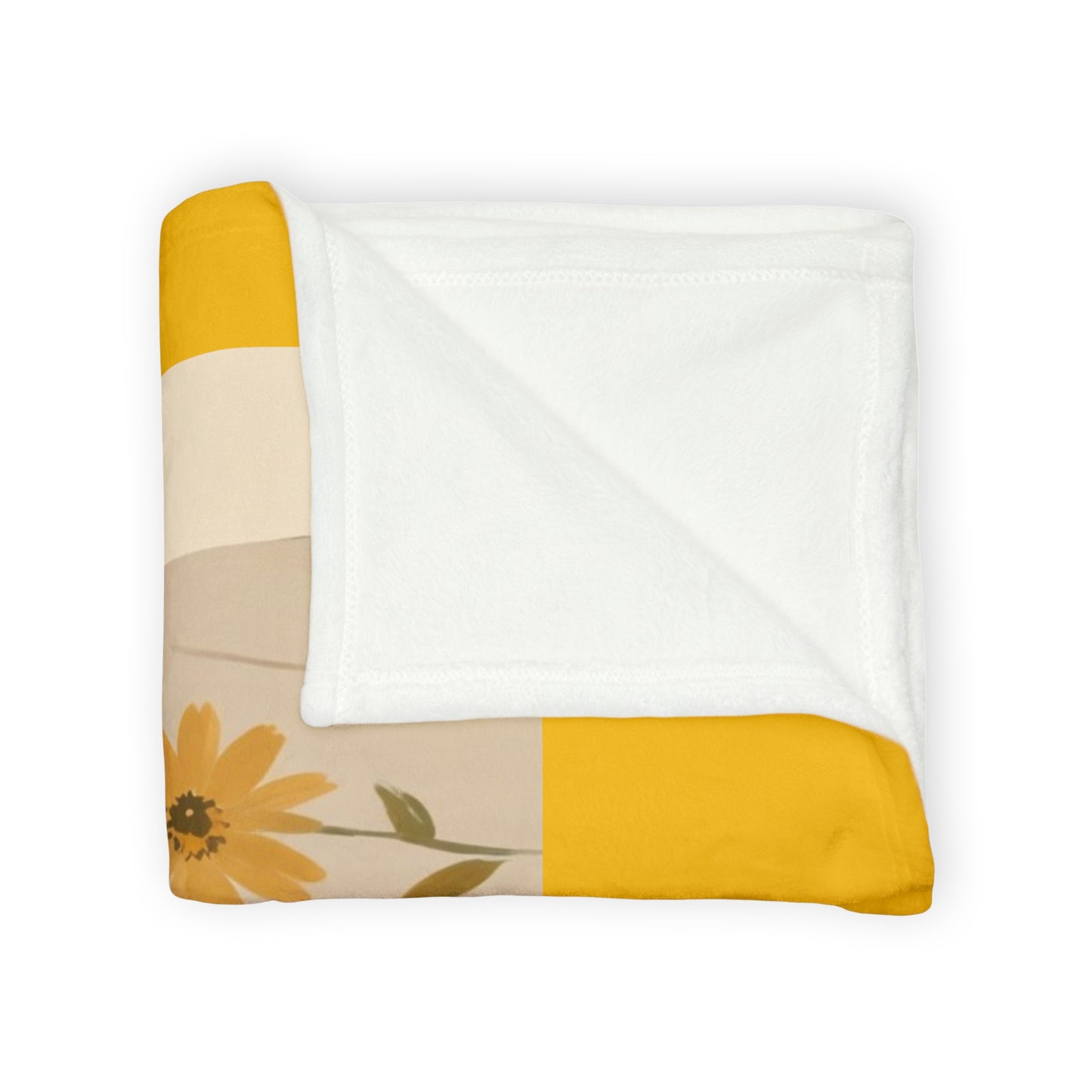 Yellow Soft Polyester Blanket