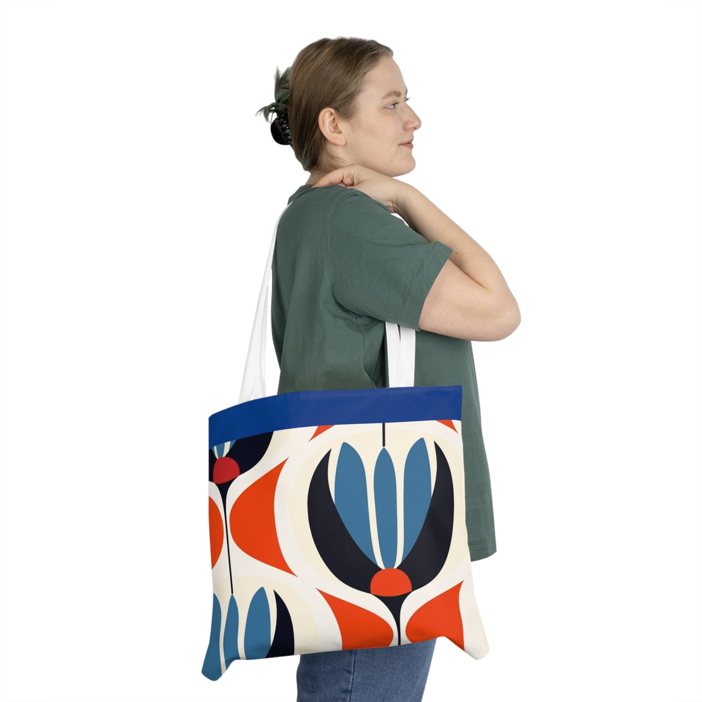 Pattern Shoulder Tote Bag (AOP)