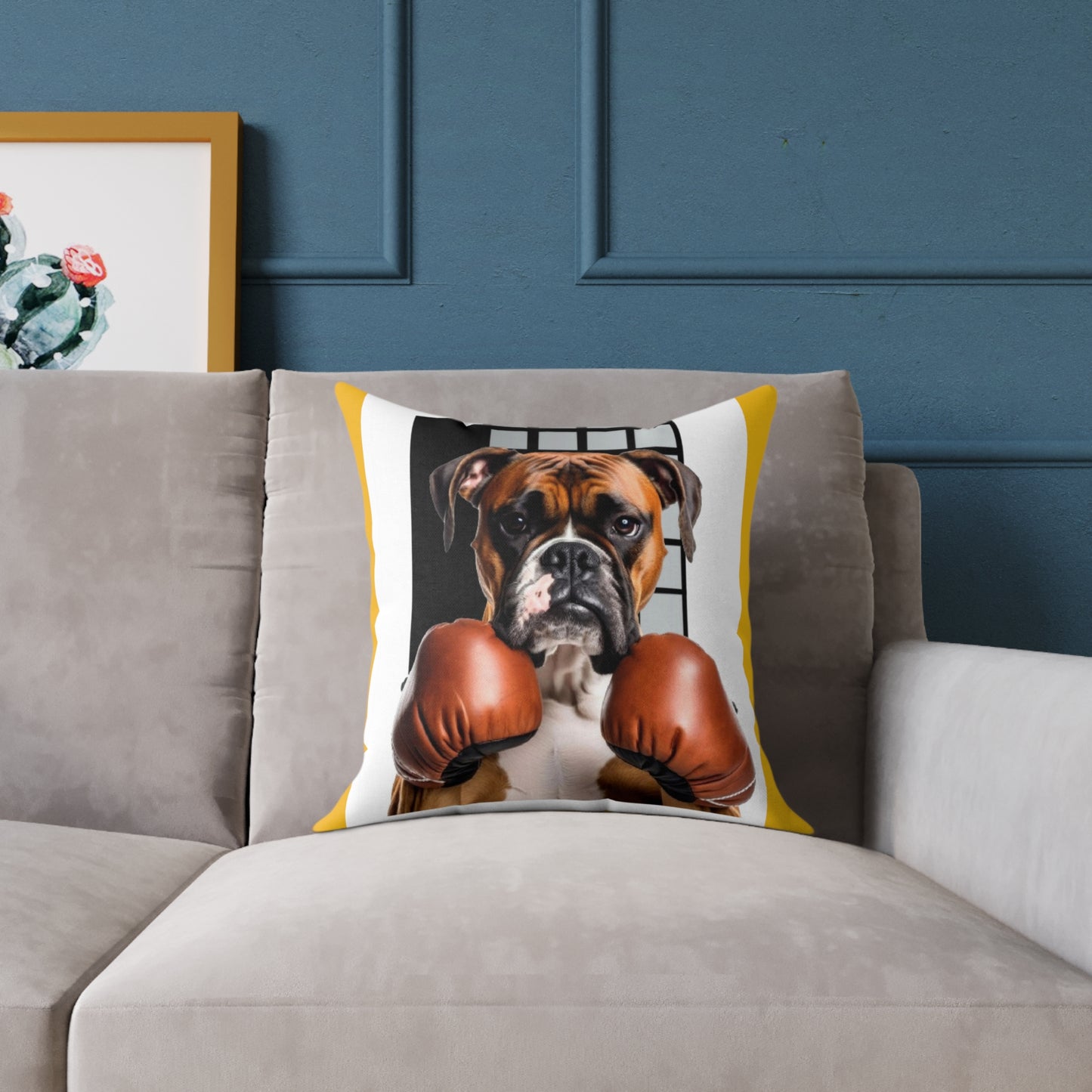 Square Poly Canvas Pillow