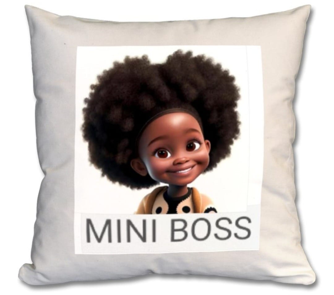 A Premium 100% Cotton Cushion (Mini Boss)