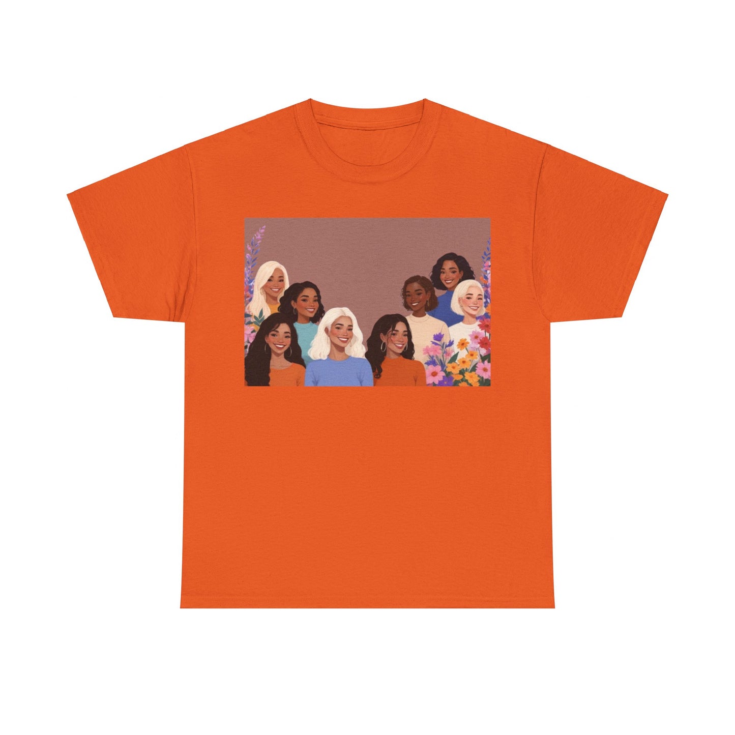 Among The Flowers Unisex Heavy Cotton Tee