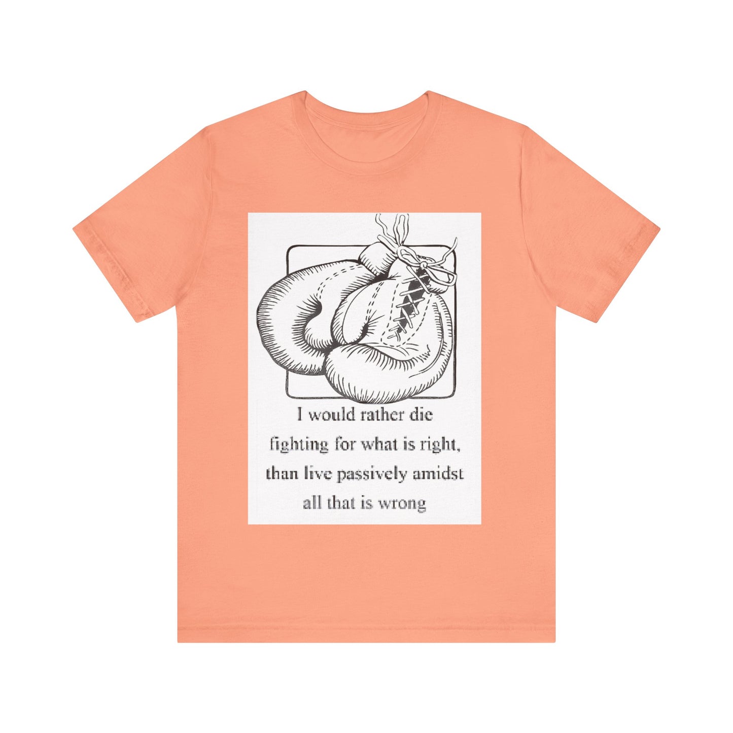 Boxing Quote Jersey Short Sleeve Tshirt