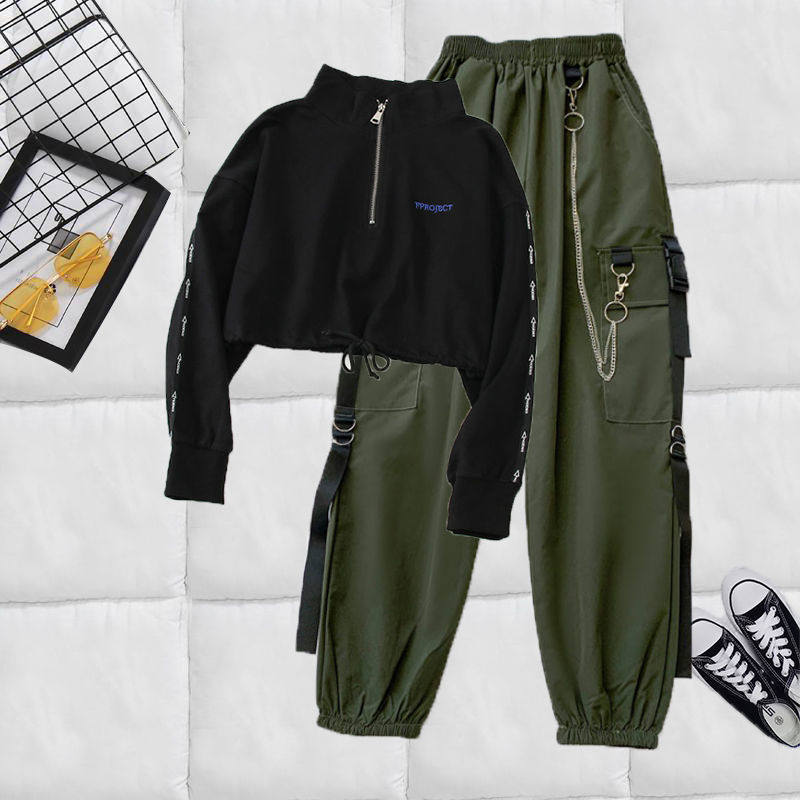 Two-piece trousers women's suit