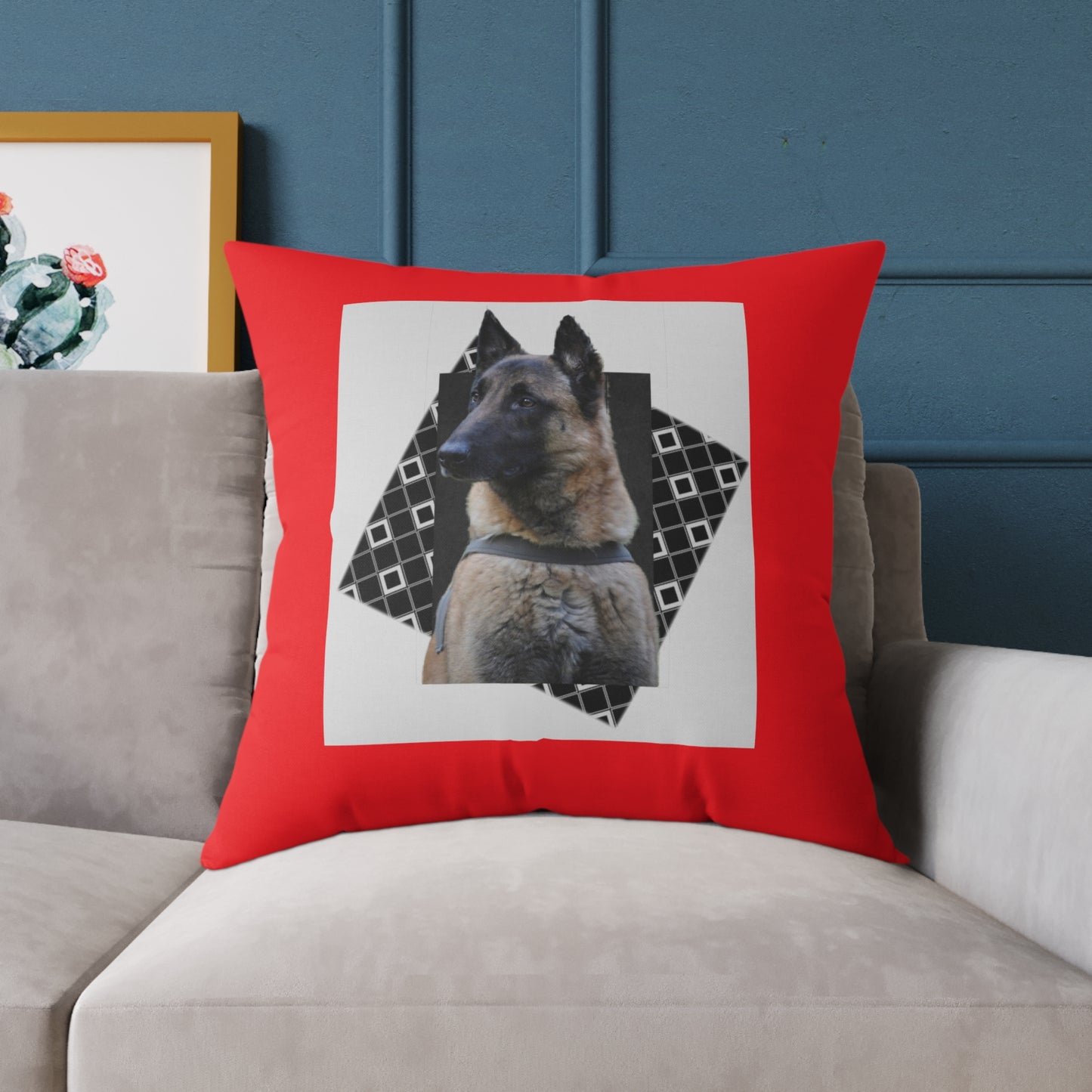 Square Poly Canvas Pillow
