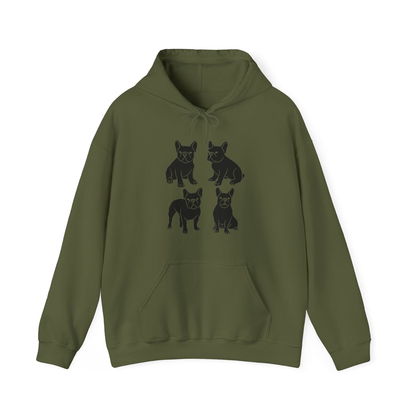 French Bulldog ,Pet Lover Prin T Unisex Heavy Blend™ Hooded Sweatshirt Dog Lover, bulldog G ift, Prin T Hoodie, Animal Lover, Frenchie Hoodie.