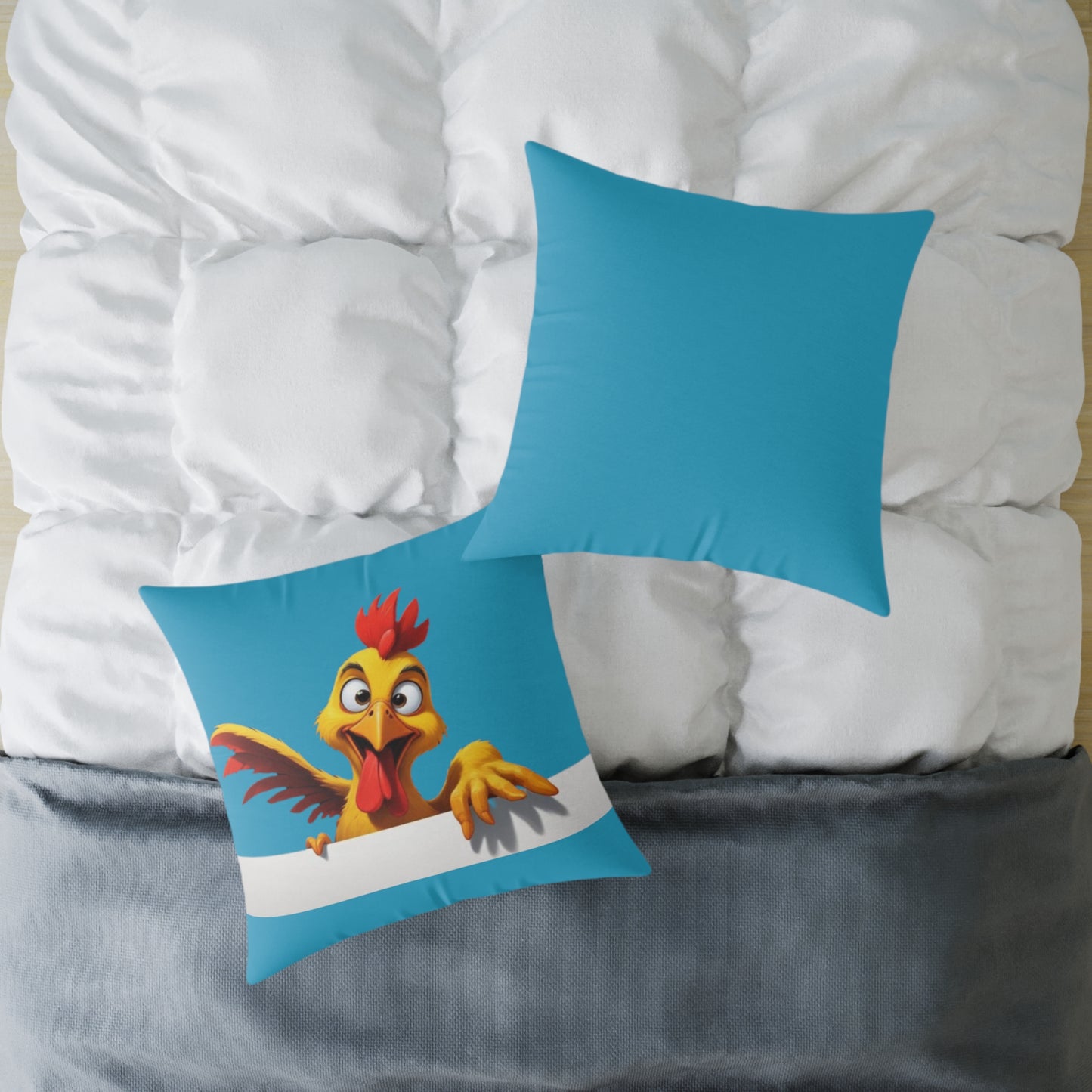 Squark Square Poly Canvas Pillow