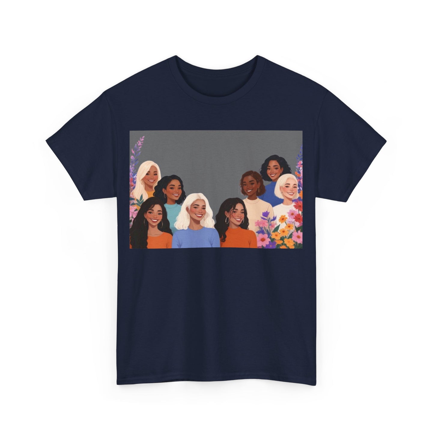 Among The Flowers Unisex Heavy Cotton Tee