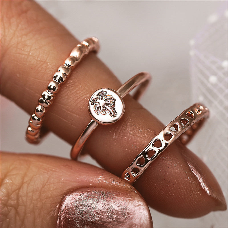 Women's three piece engagement ring