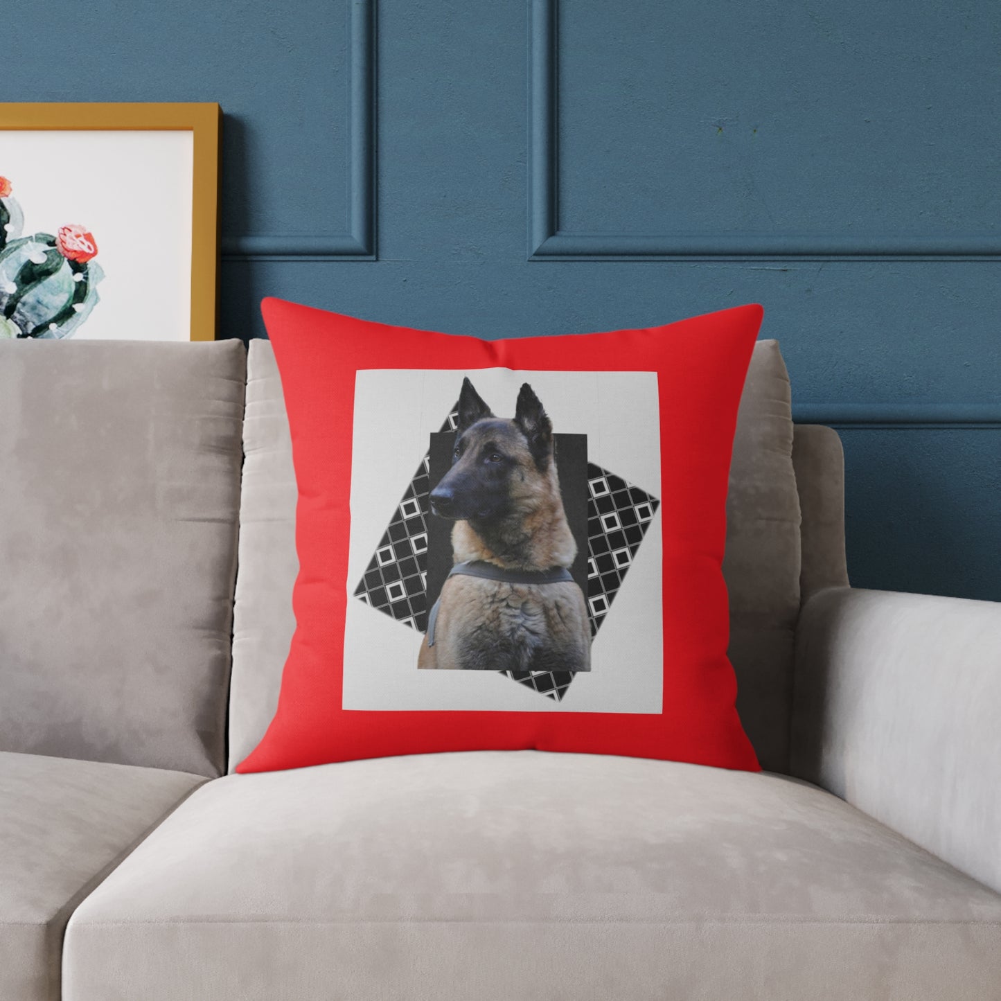 Square Poly Canvas Pillow