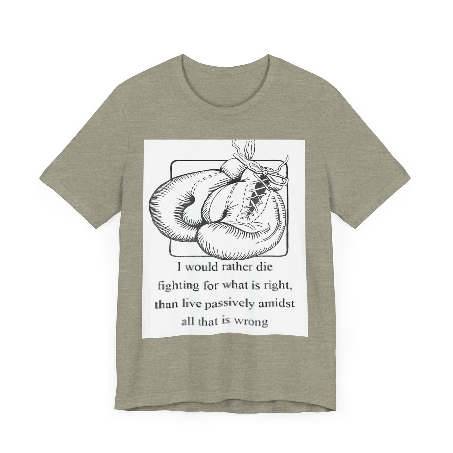 Boxing Quote Jersey Short Sleeve Tshirt