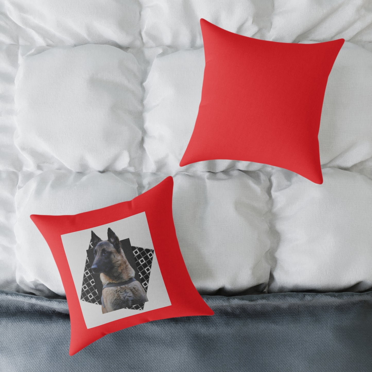 Square Poly Canvas Pillow