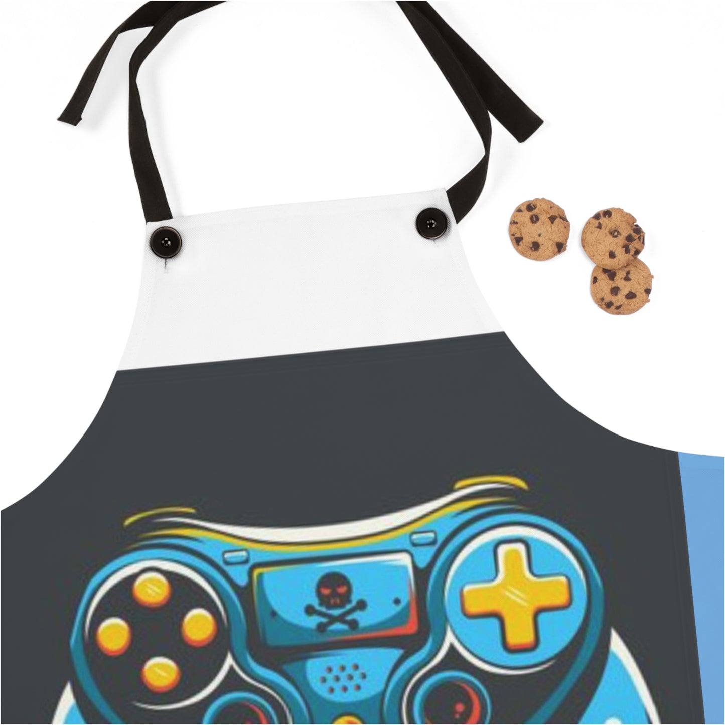 Games Console printed Picture Apron (AOP)