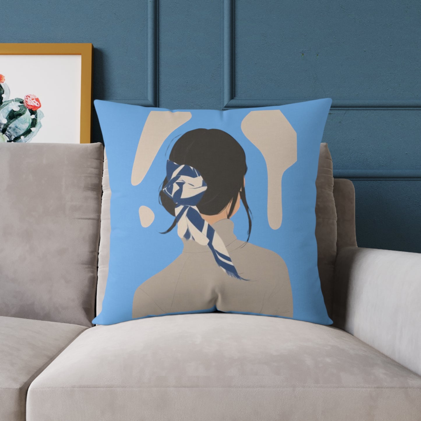 Angeline Poly Canvas Pillow
