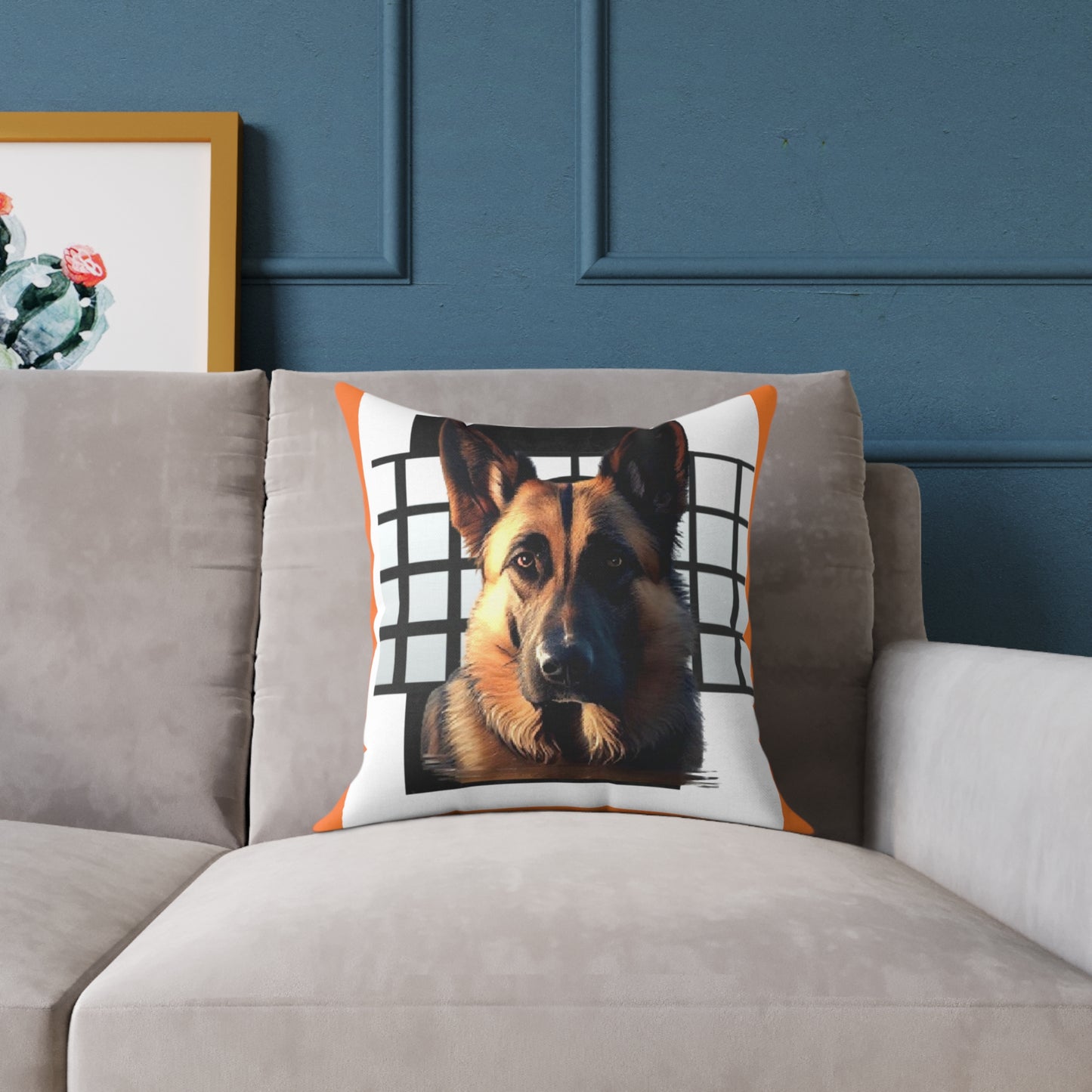 Square Poly Canvas Pillow