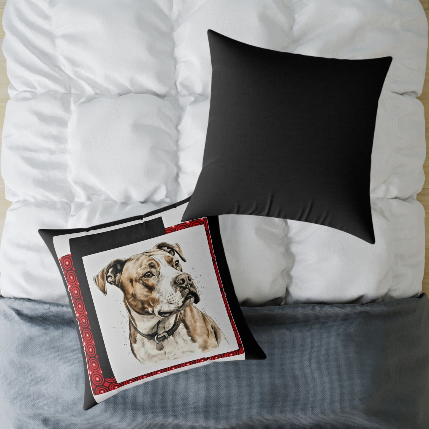 Square Poly Canvas Pillow