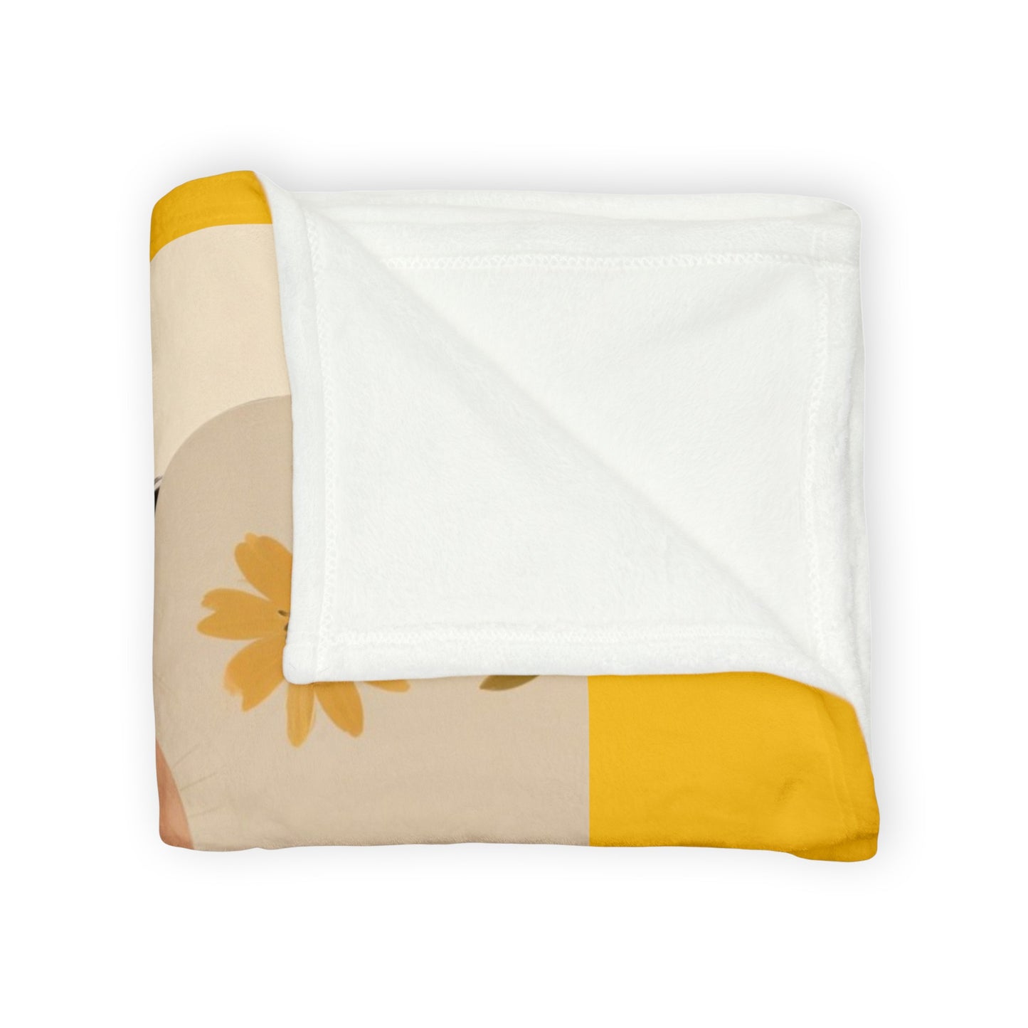 Yellow Soft Polyester Blanket