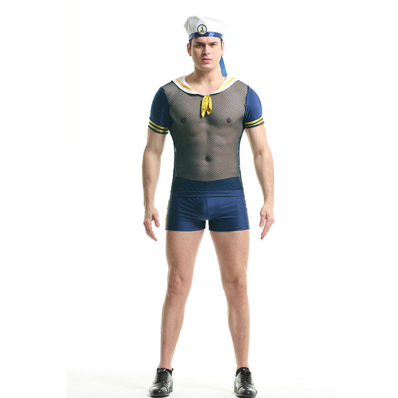 Halloween Adult Men's Swallowtail Performance Beast Magician Cos Nightclub Performance Costume