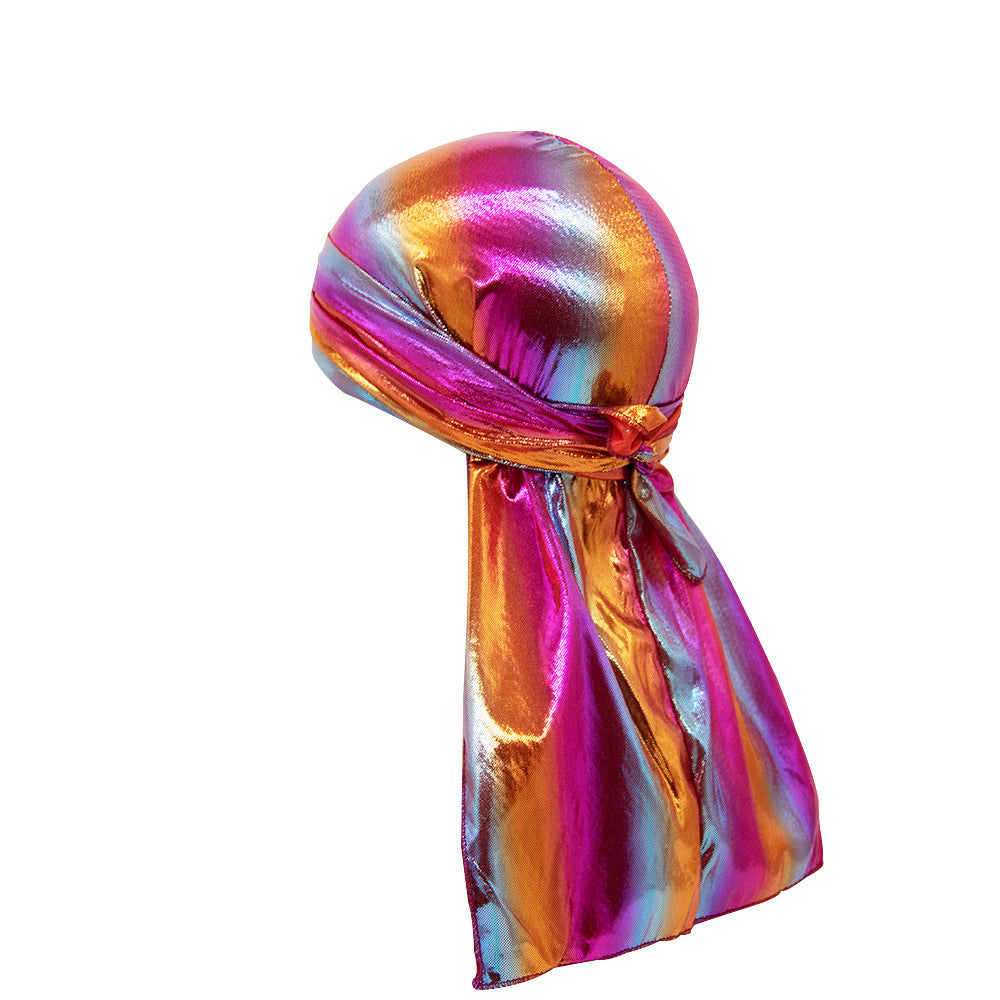 Printed long tail cap