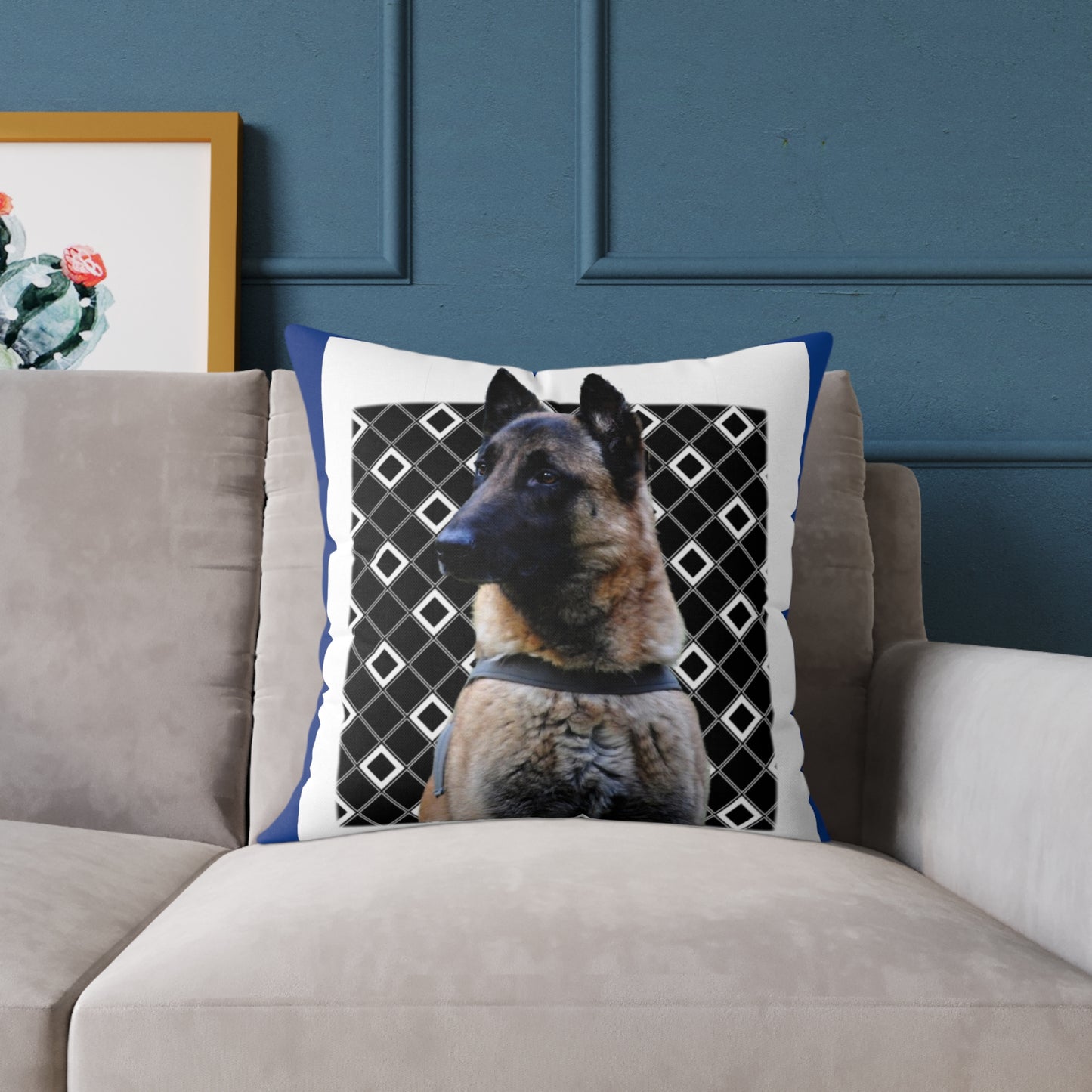 Square Poly Canvas Pillow