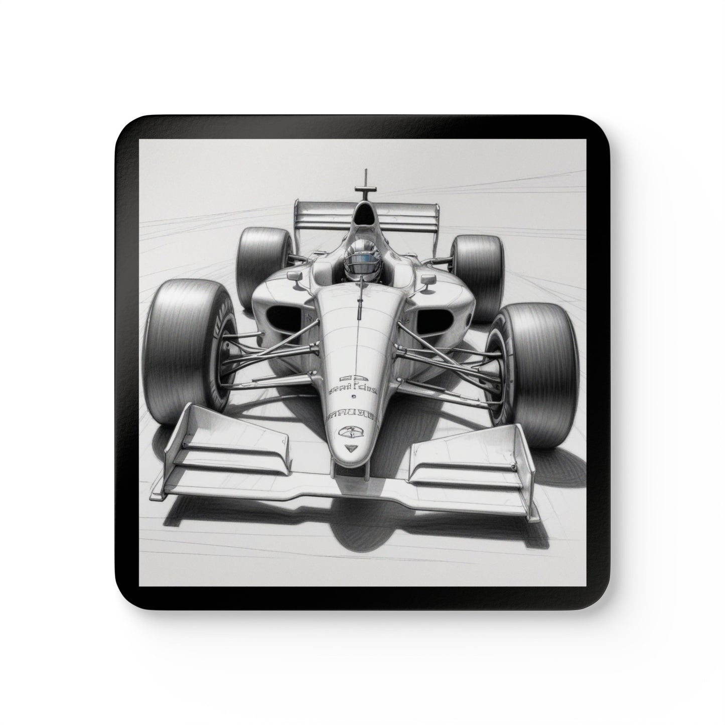 Racing Car Corkwood Coaster Set