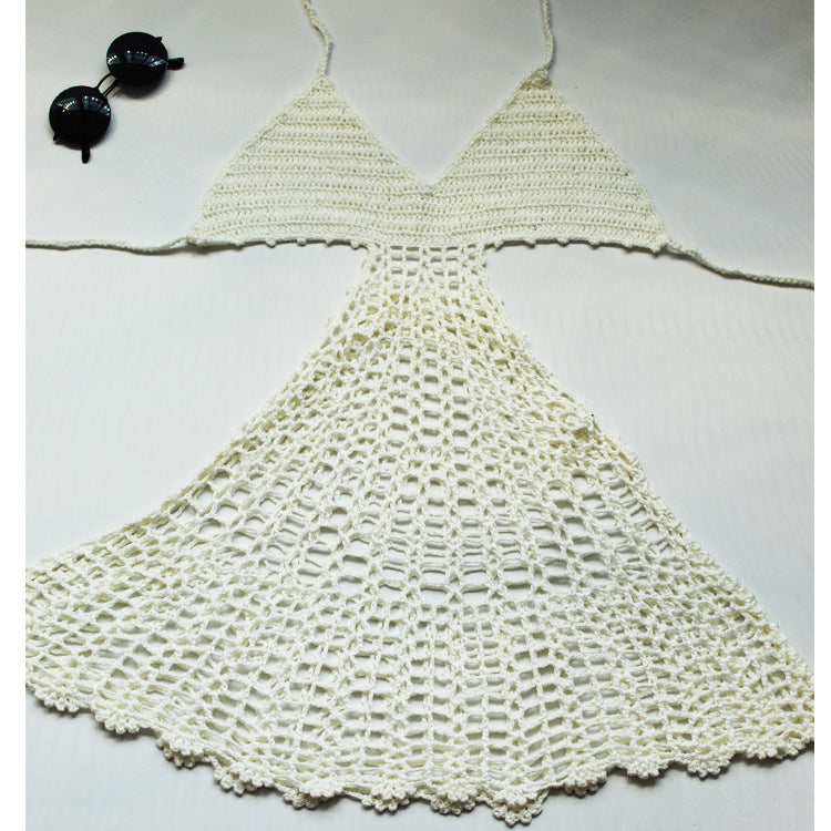 Cutout bikini blouse