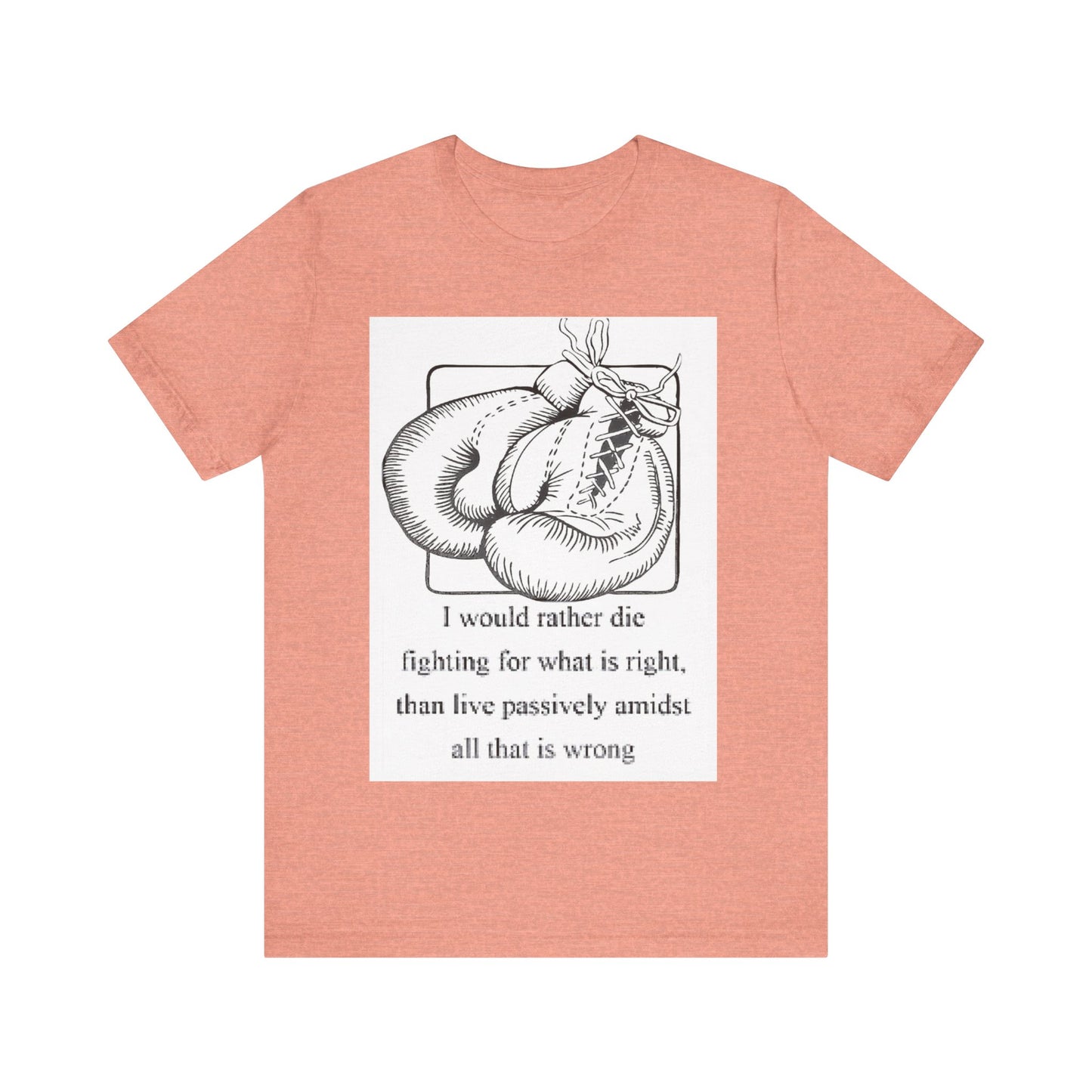 Boxing Quote Jersey Short Sleeve Tshirt