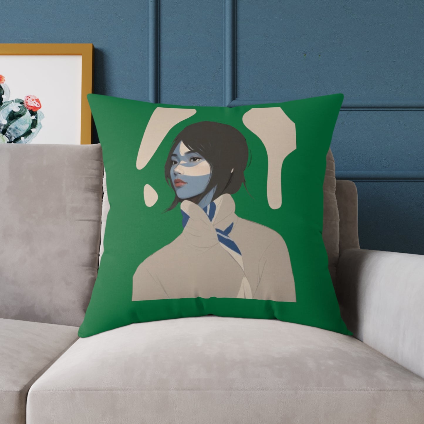 Angeline Poly Canvas Pillow