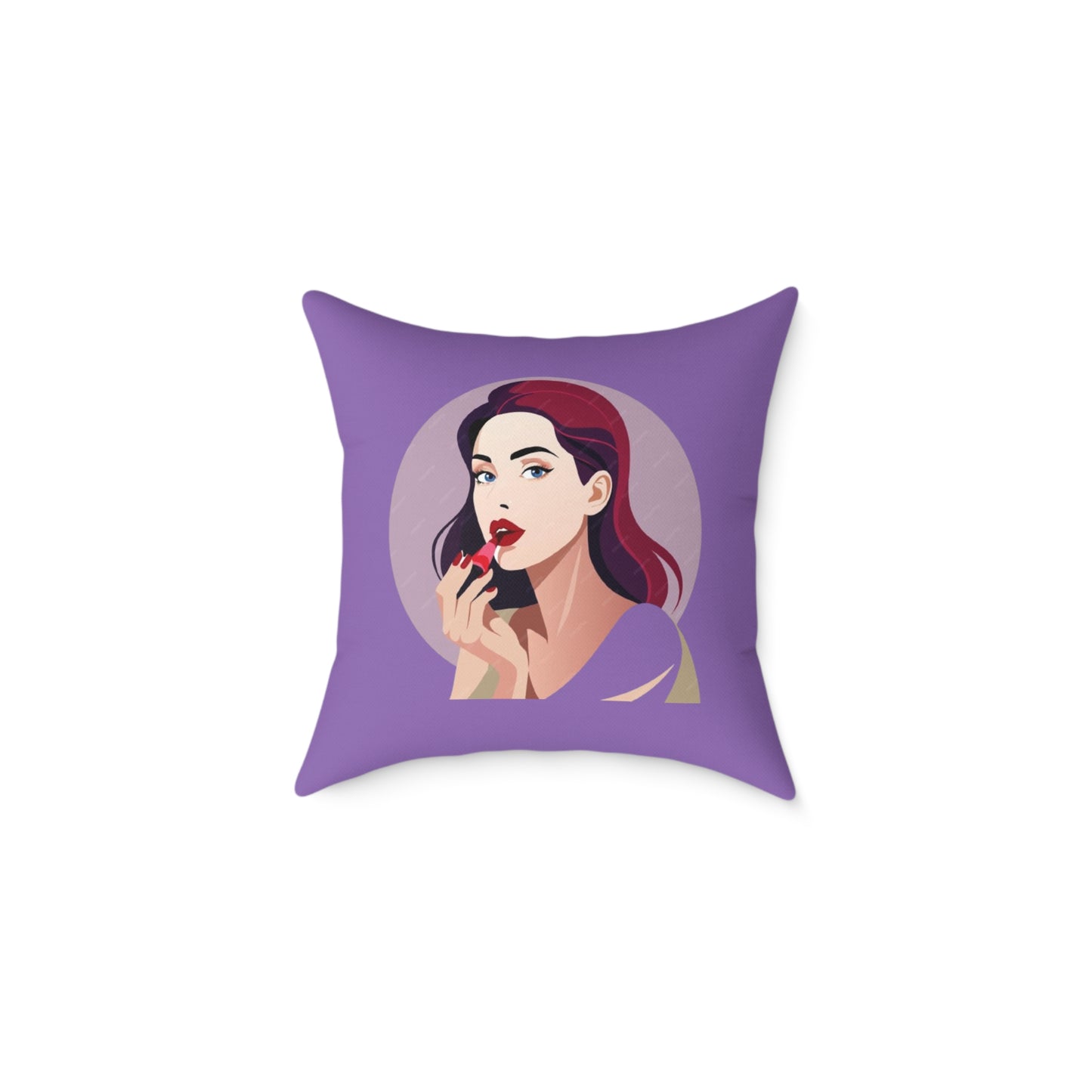 She Devil Square Poly Canvas Pillow