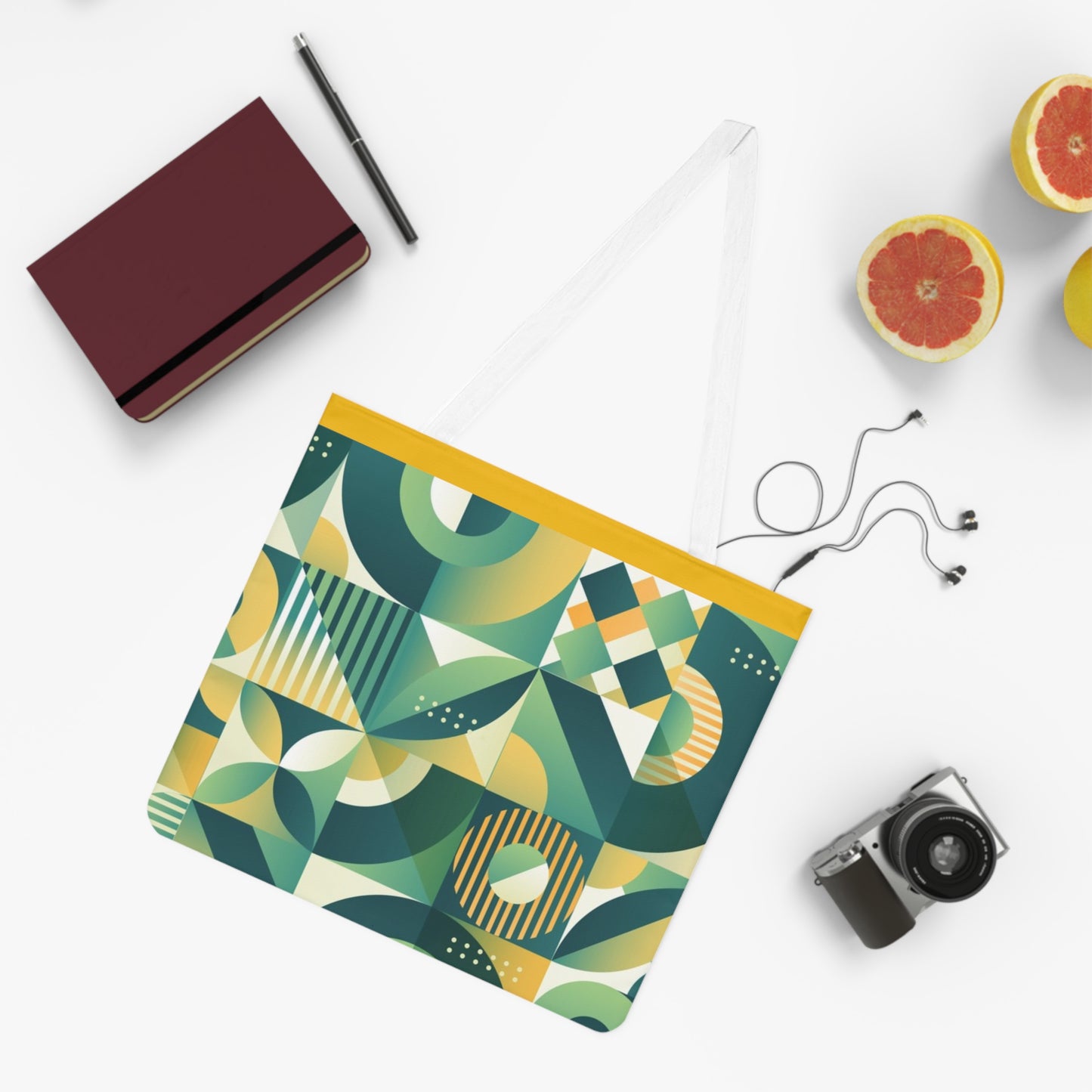 Pattern Shoulder Tote Bag (AOP)