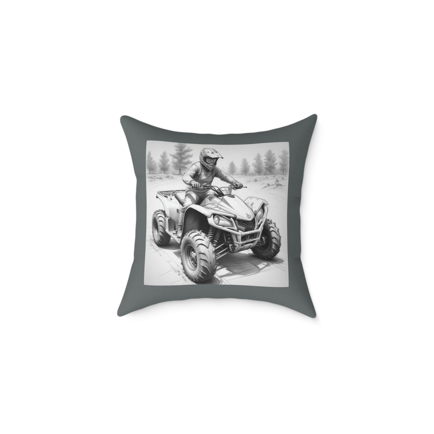 Quad Square Poly Canvas Pillow