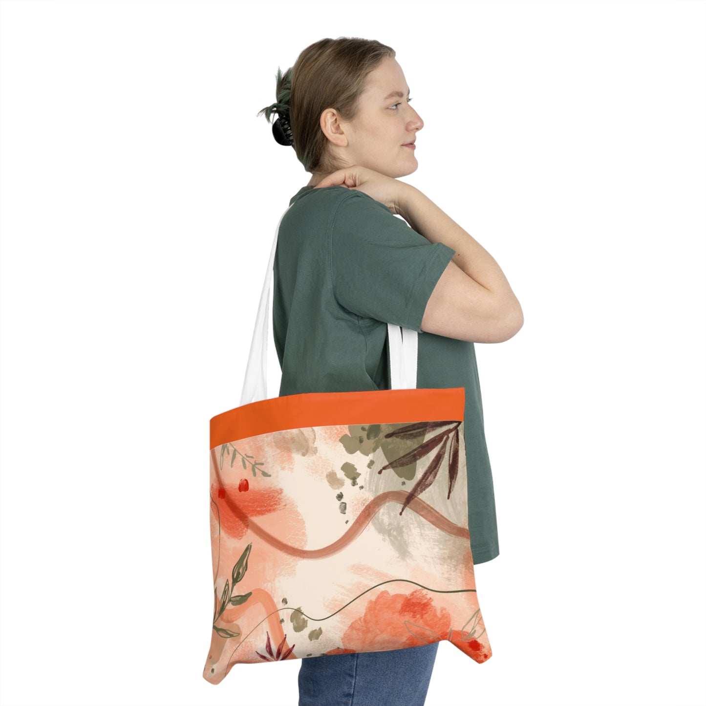 Pattern Shoulder Tote Bag (AOP)