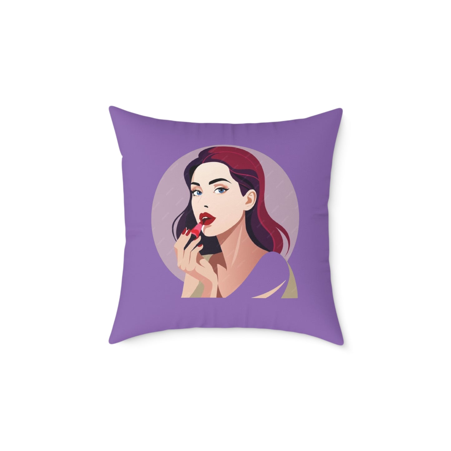 She Devil Square Poly Canvas Pillow