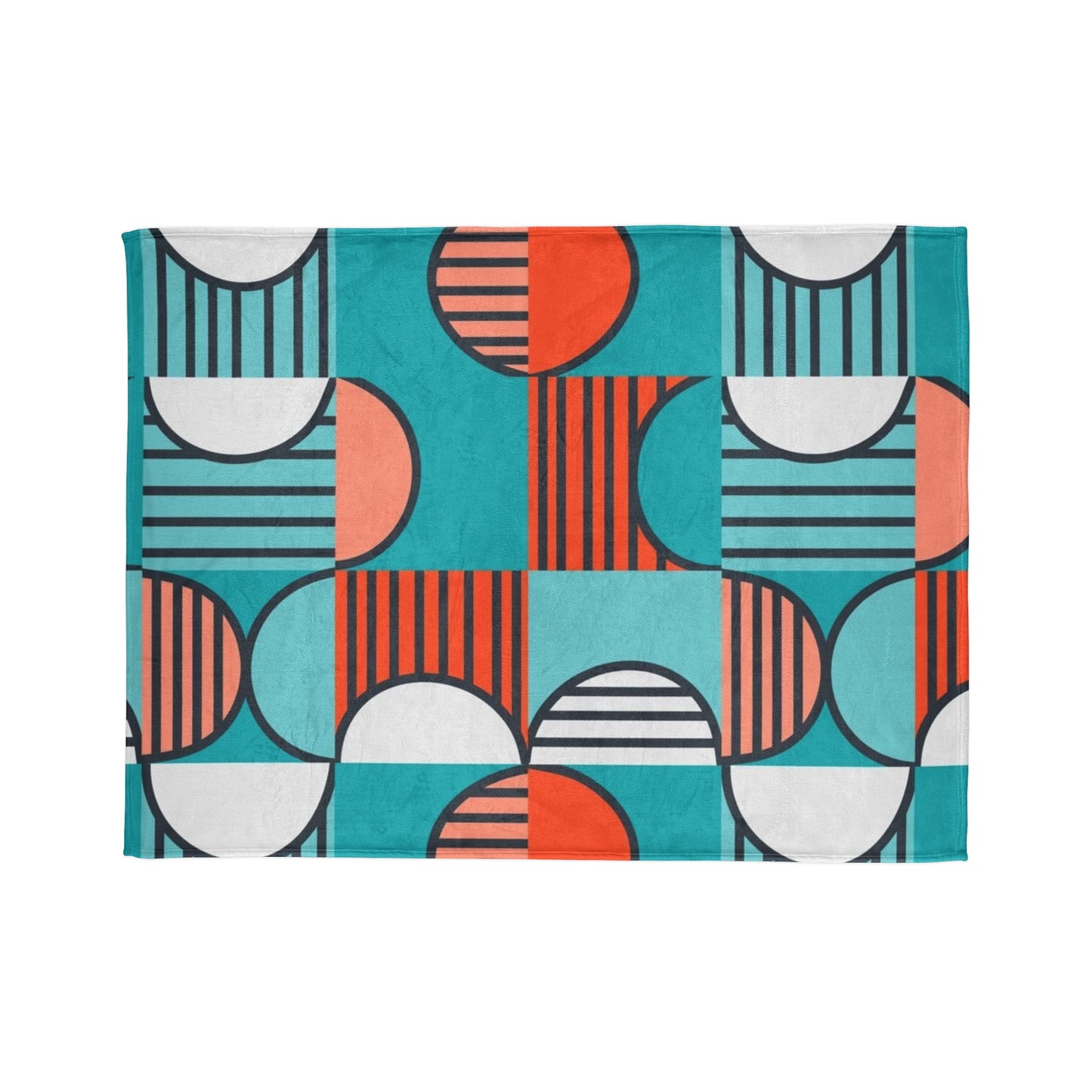 60s patterns Soft Polyester Blanket