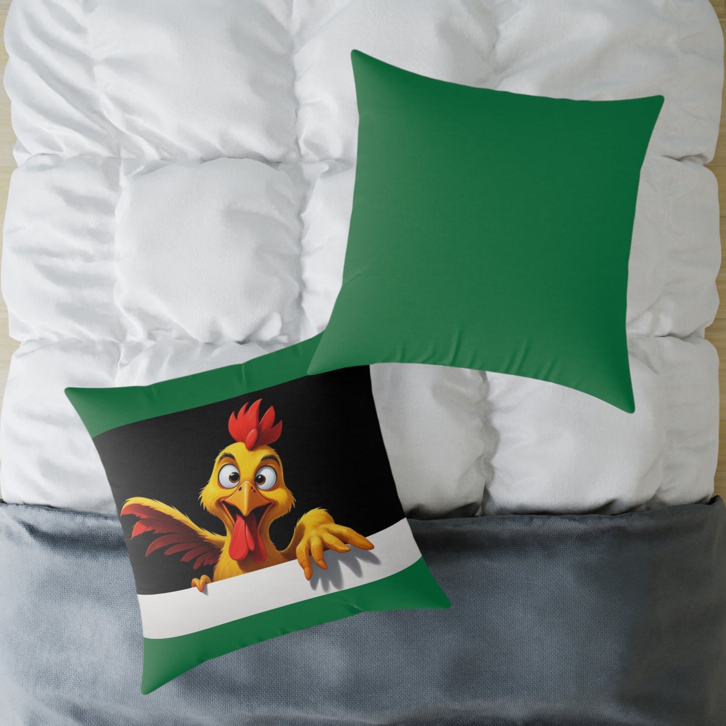 Squark Square Poly Canvas Pillow