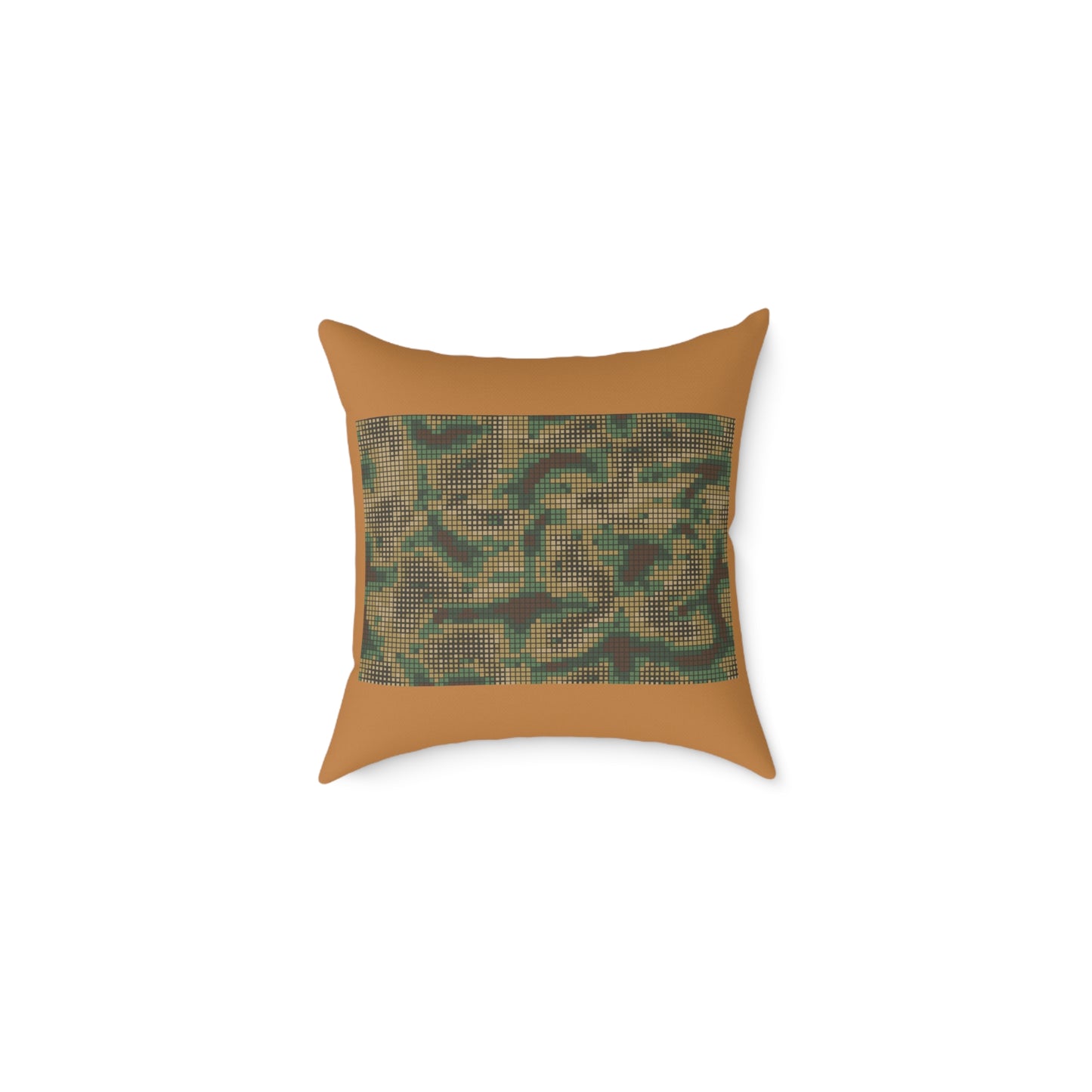 Army Square Poly Canvas Pillow