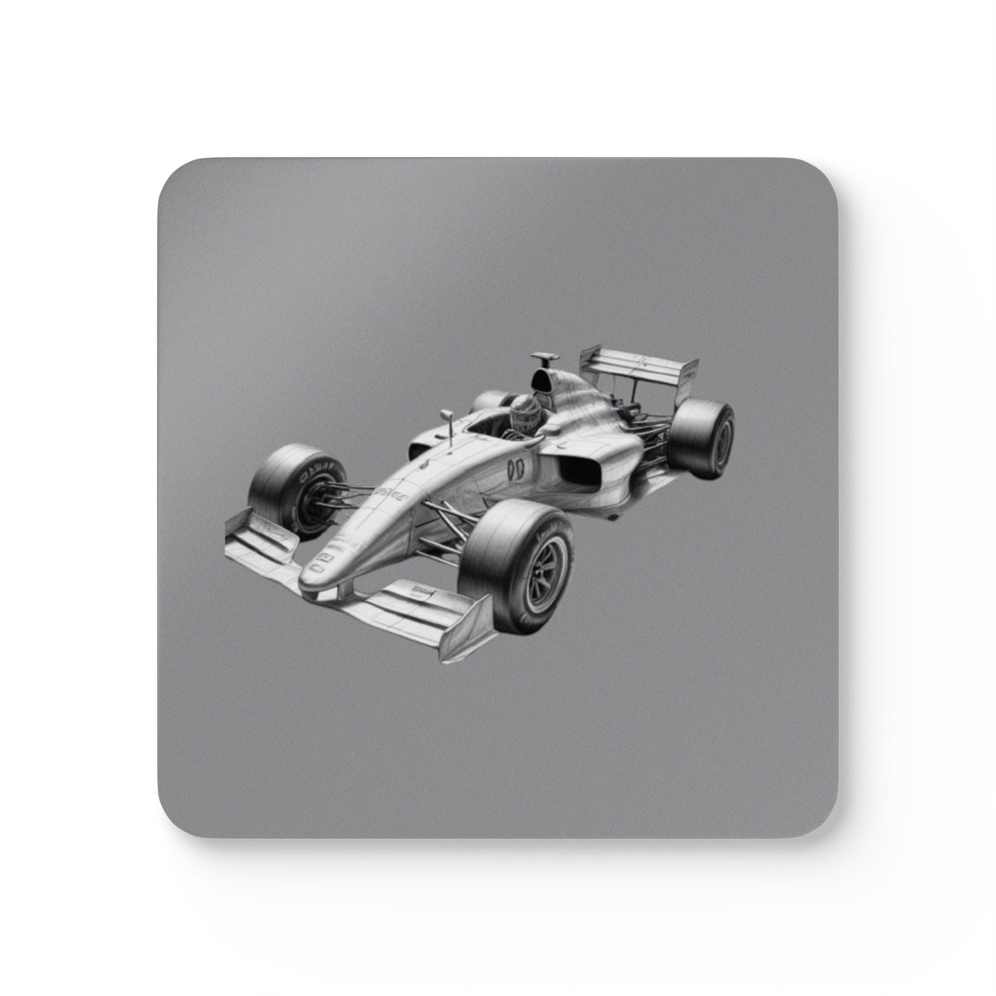 Racing Car Corkwood Coaster Set