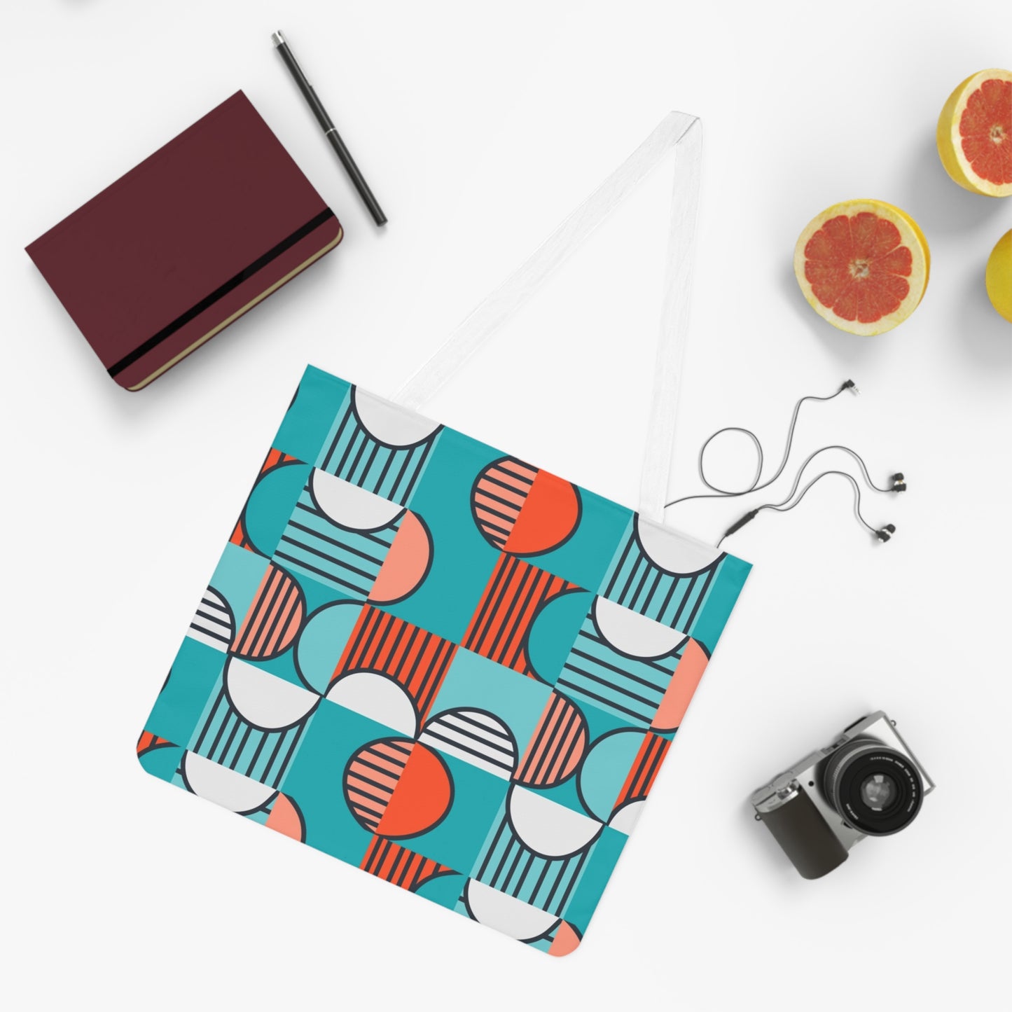 Pattern Shoulder Tote Bag (AOP)