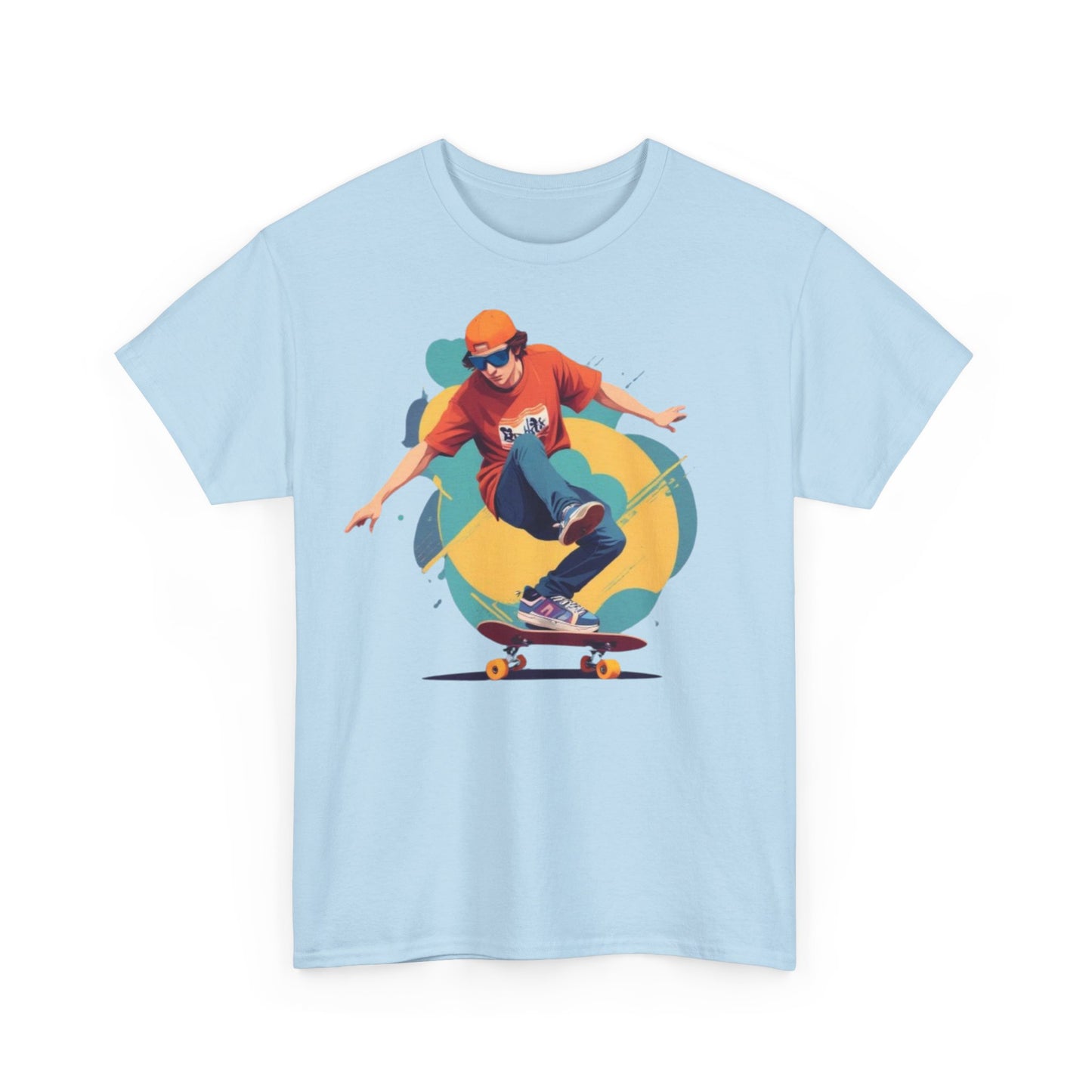 Skateboarder Unisex Heavy Cotton Tee