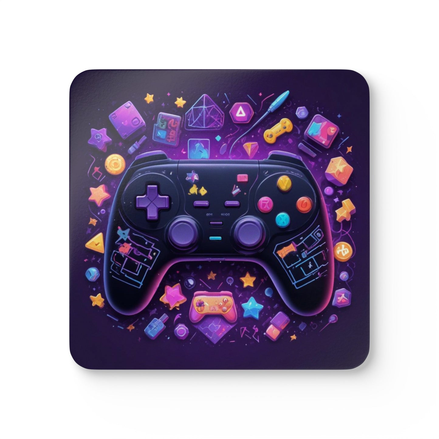 Gaming Corkwood Coaster Set