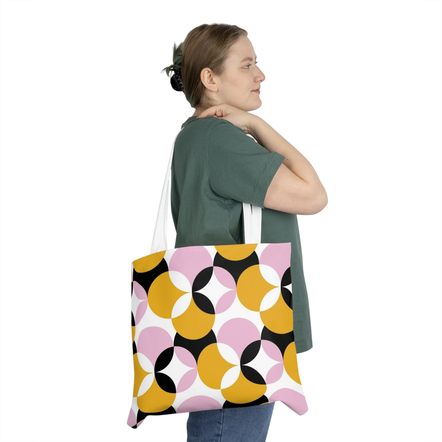 Pattern Shoulder Tote Bag (AOP)